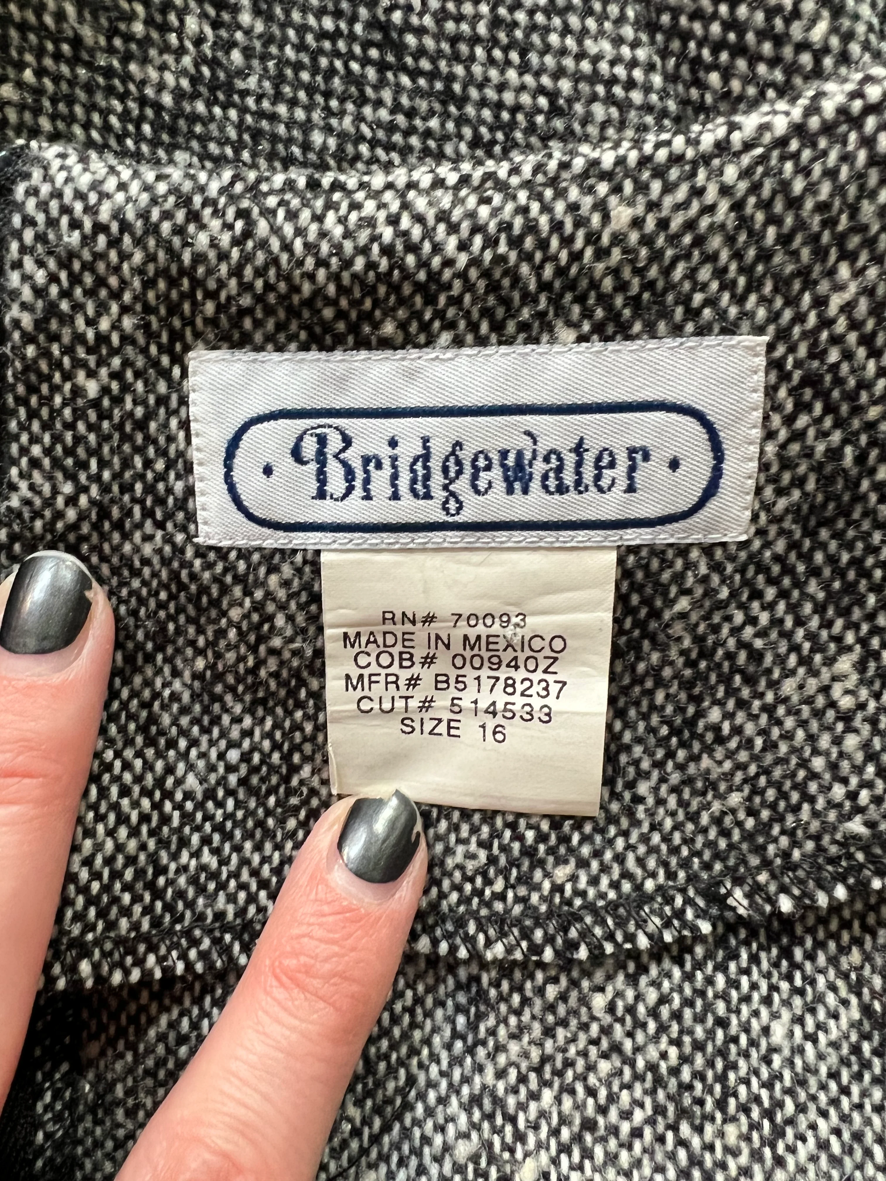 90s Tweed Wool Sheath Dress By Bridgewater - Image 5