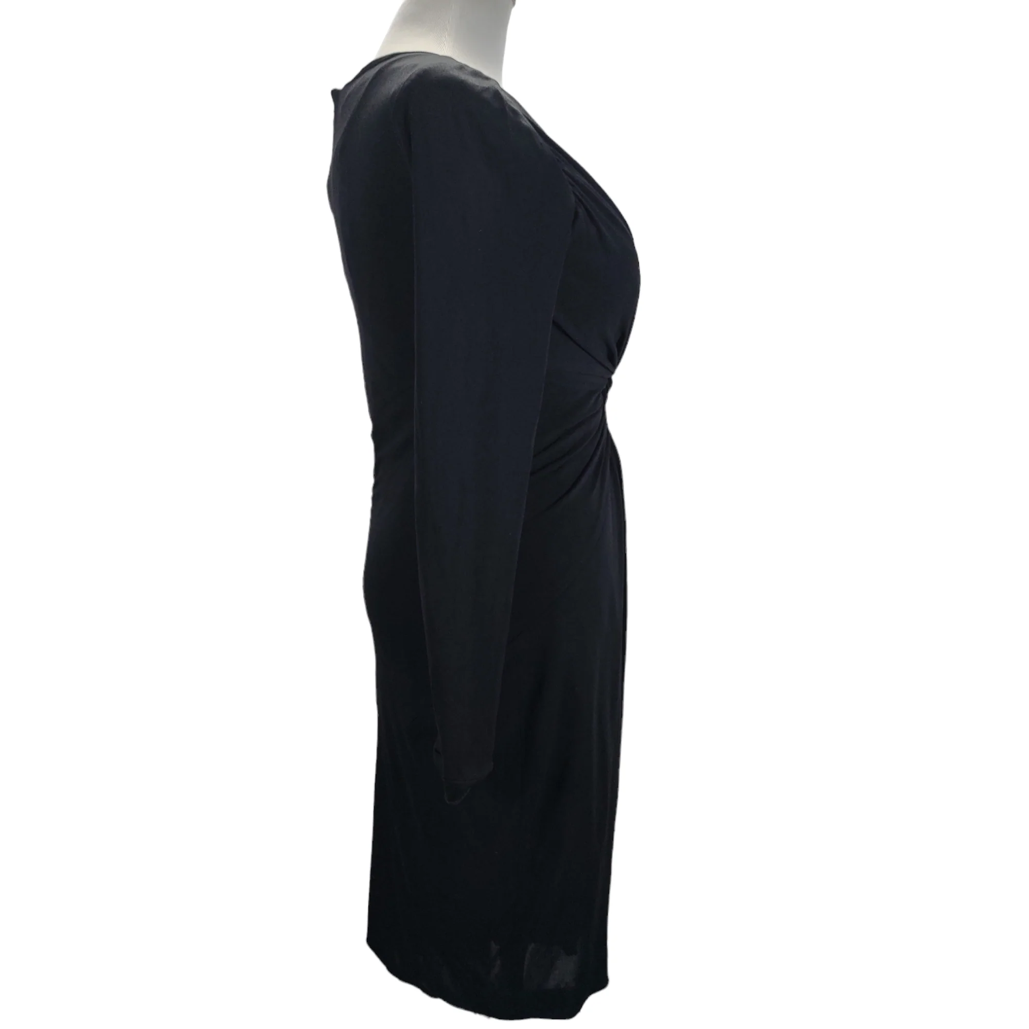 90s Twist Knot Plunge Bodycon Cocktail Dress By Emanuel Ungaro - Image 6
