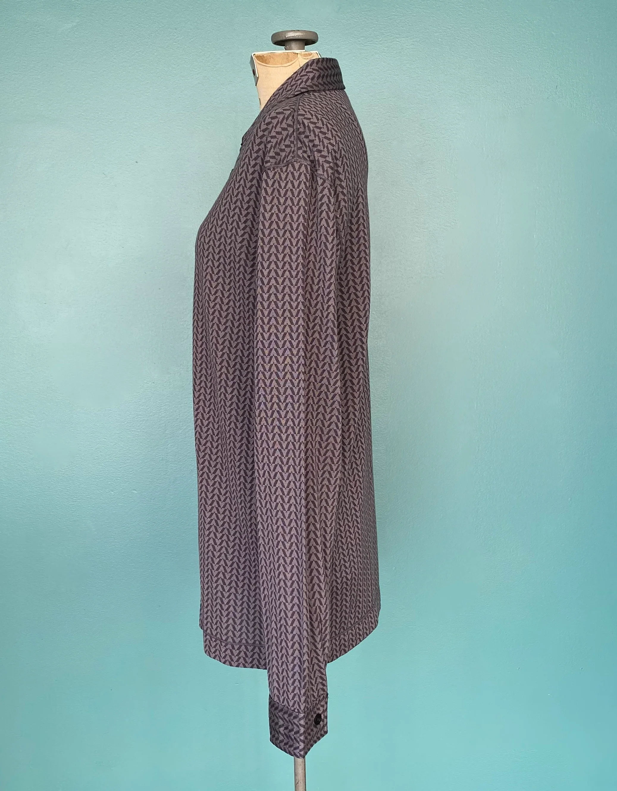 90s Unisex Silk Designer Button Up Long Sleeve Shirt By Armani Collezioni - Image 6