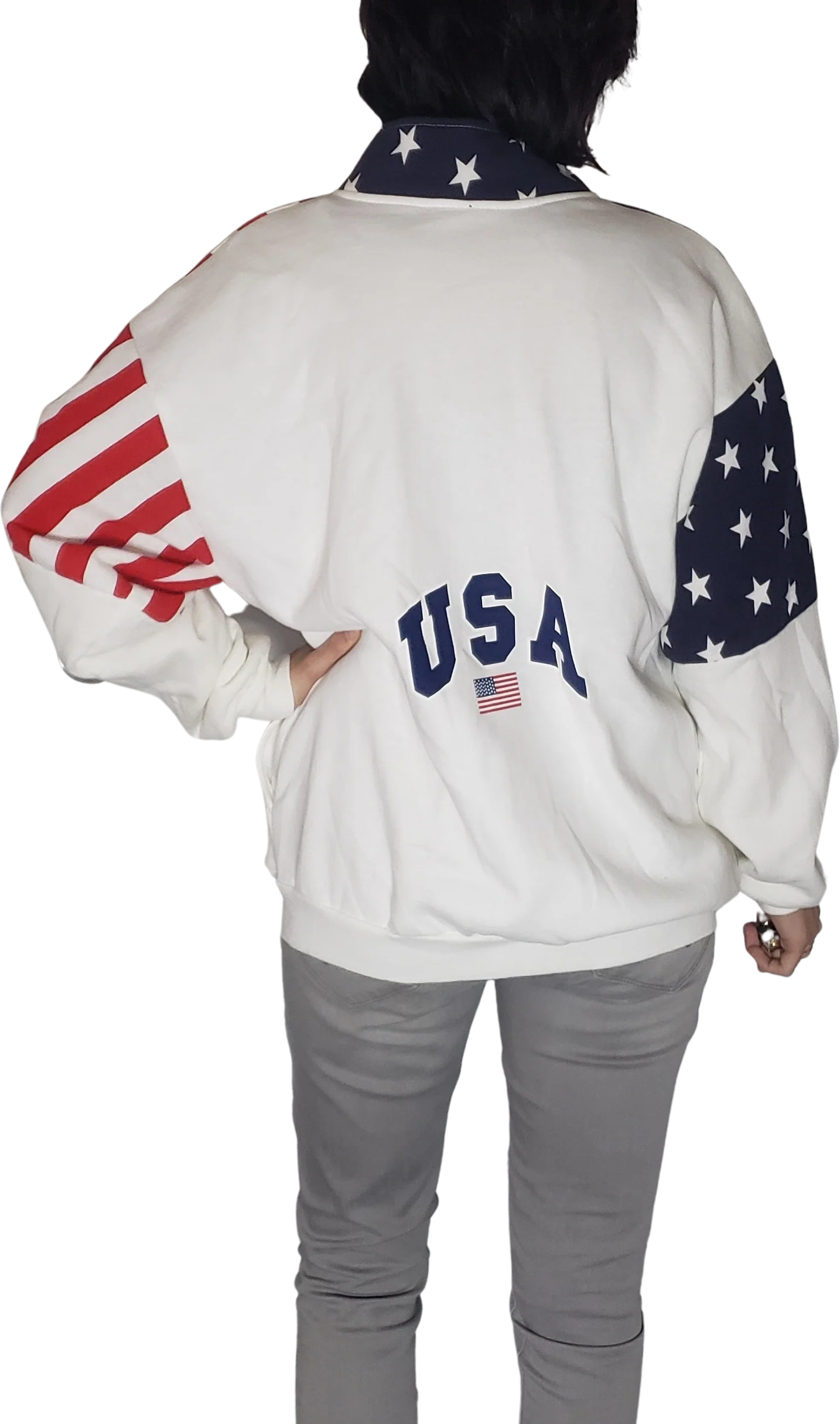 90s Usa Zip Up - Image 2