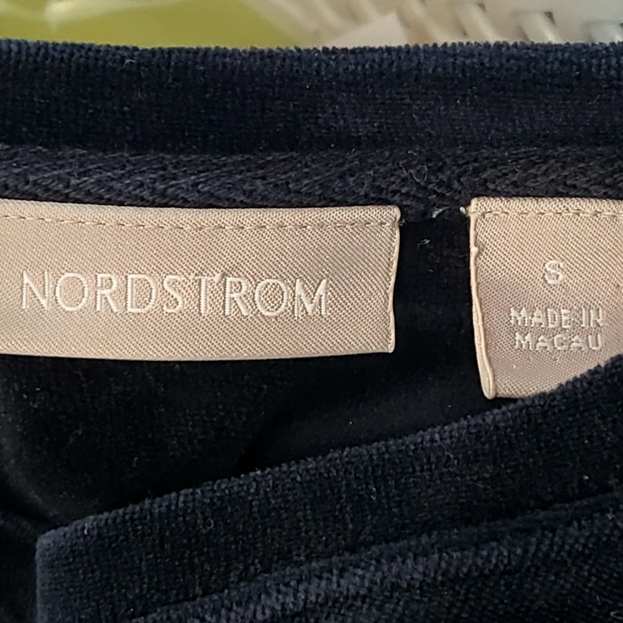90s Velvet Sweater Shirt Black Top Casual Women Small By Nordstrom - Image 5