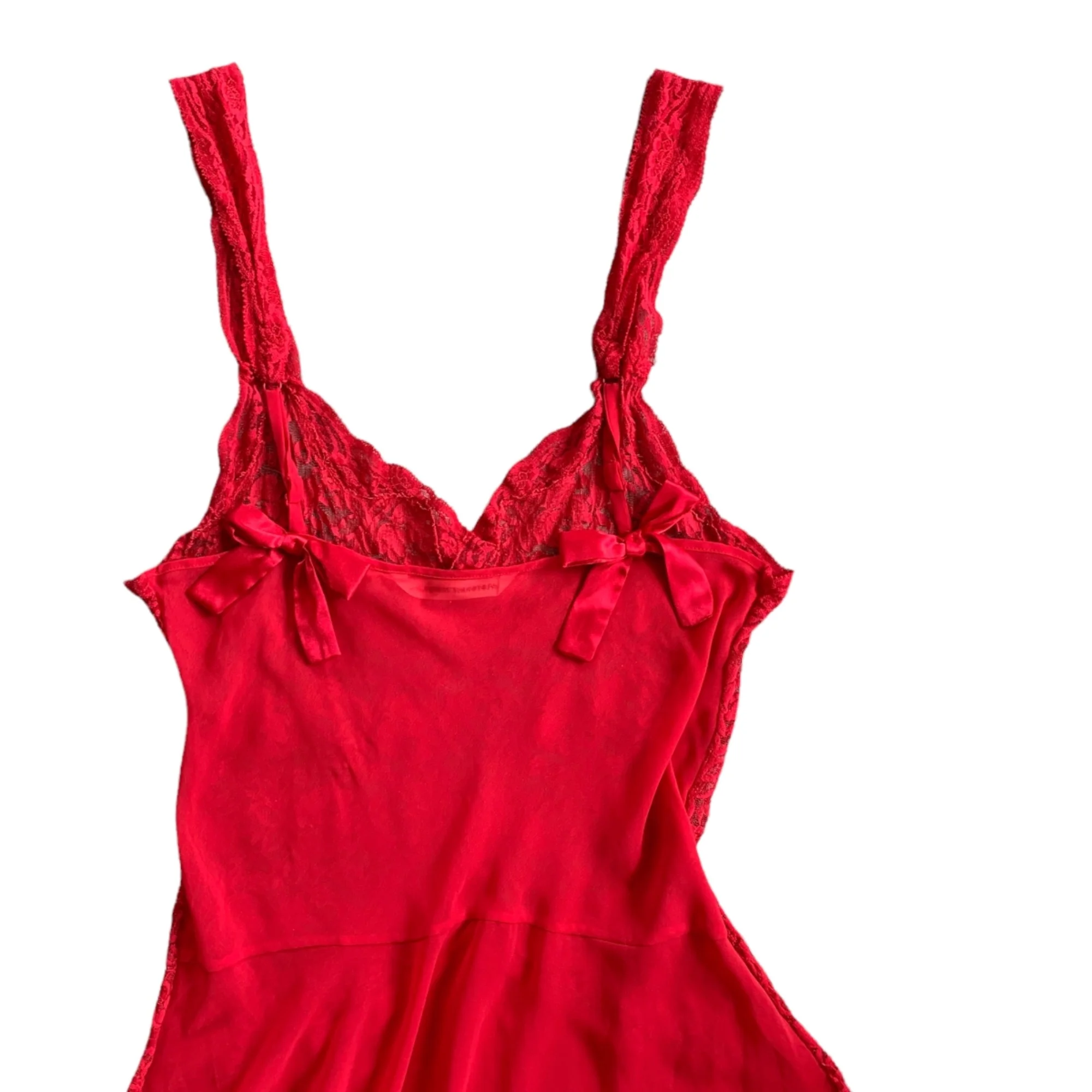 90s Victoria's Secret Floral Sheer Nightgown Lingerie By Victoria's Secret - Image 6