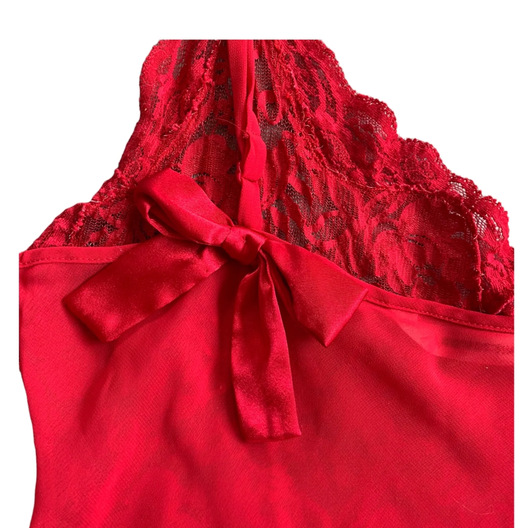 90s Victoria's Secret Floral Sheer Nightgown Lingerie By Victoria's Secret - Image 8