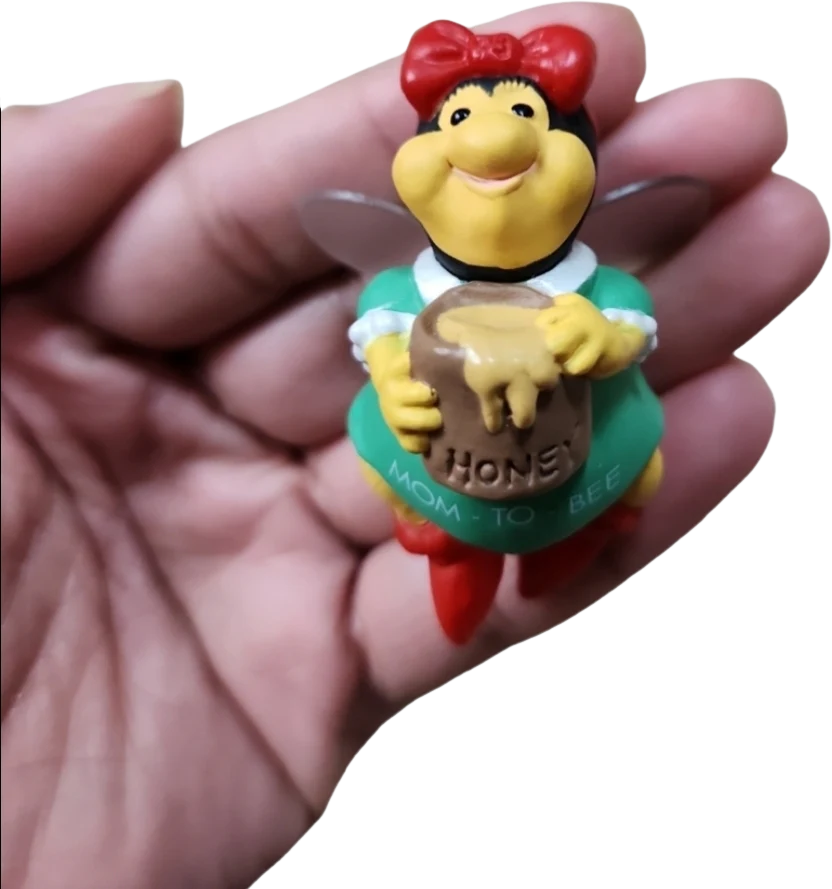 90s Vintage 1993 Keepsake Ornament Mom-to-bee by Hallmark