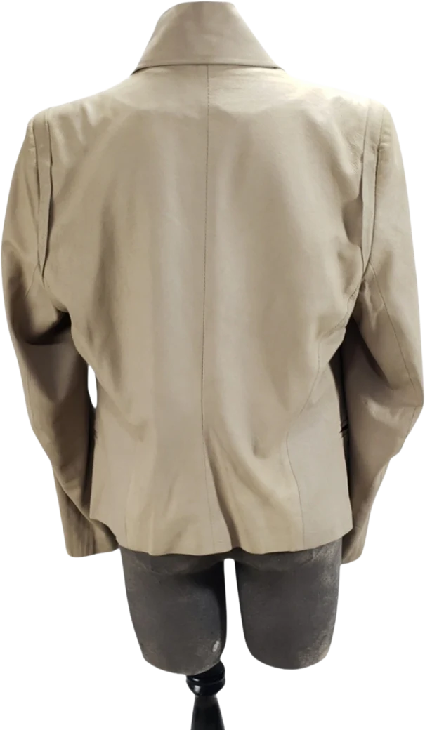 90s Vintage Ann Demeulemeester 100% Leather Jacket By Ann Demeulemeester - Image 2