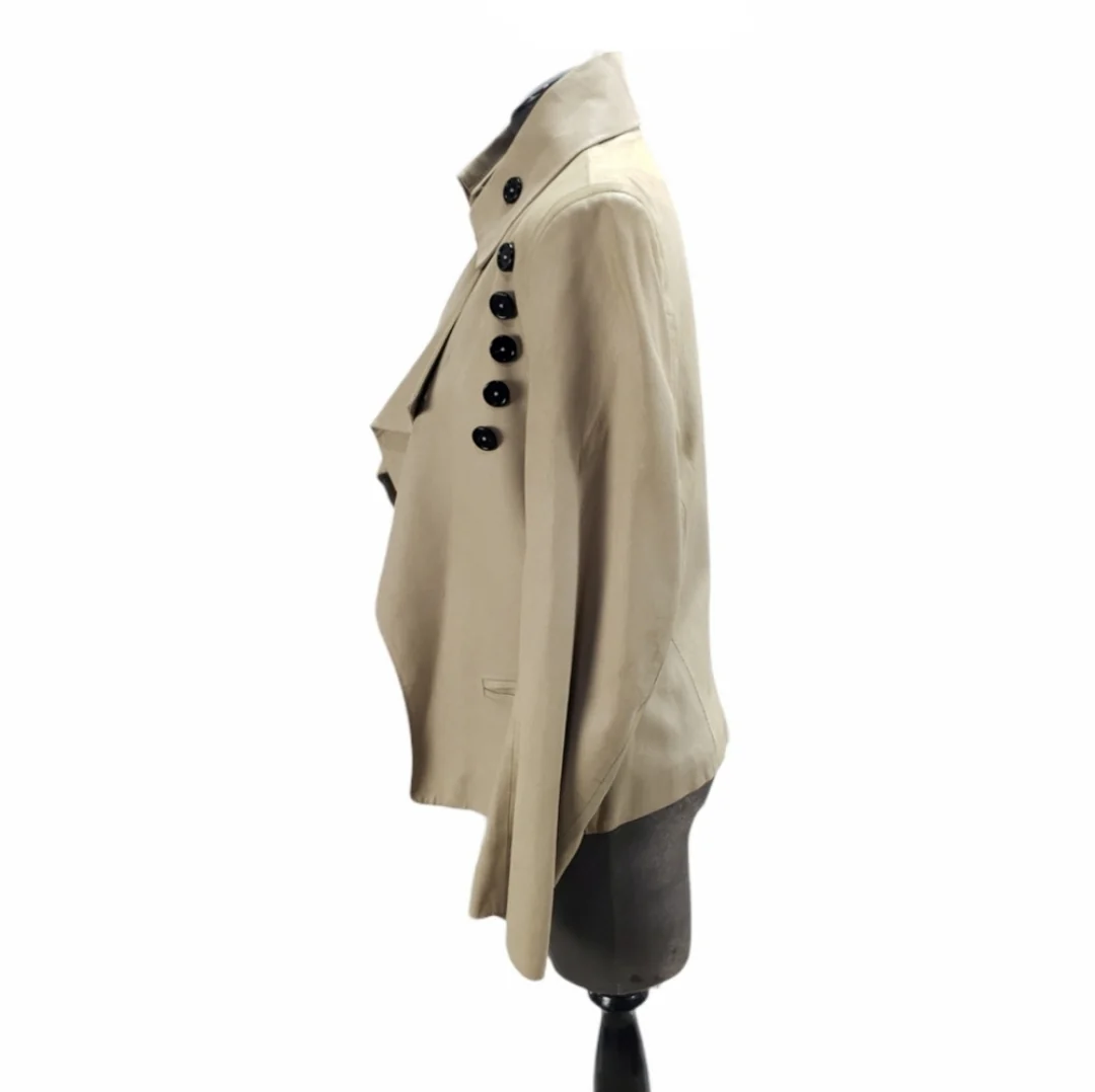 90s Vintage Ann Demeulemeester 100% Leather Jacket By Ann Demeulemeester - Image 5