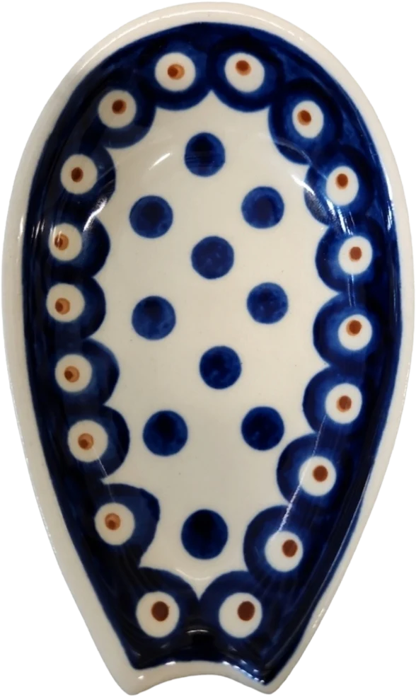 90s Vintage Boleslawiec Poland Spoon Rest By Boleslawiec