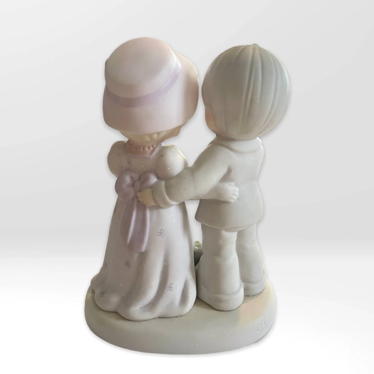 90s Vintage Ceramic 50 Year Wedding Anniversary Figurine by Precious Moments - Image 2