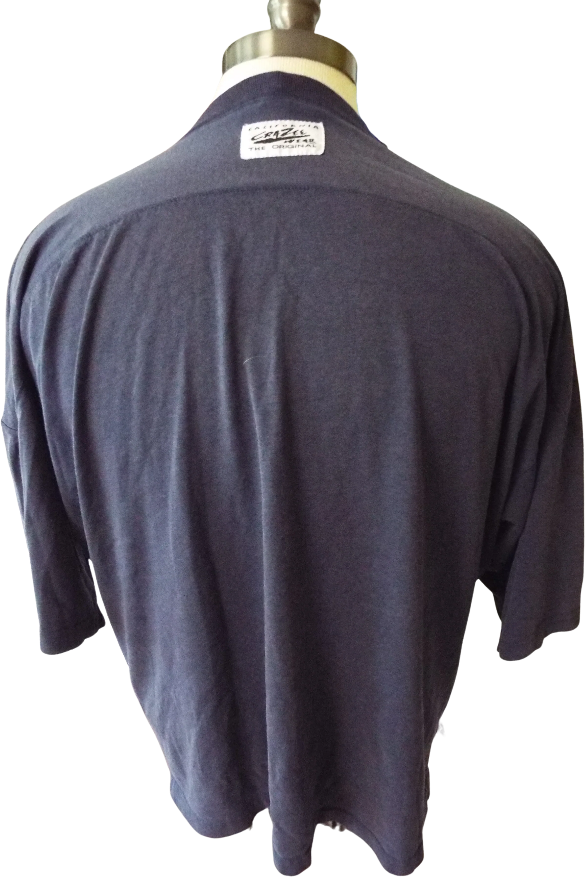 90s Vintage Dark Blue T By California Crazee Wear By California Crazee Wear - Image 2