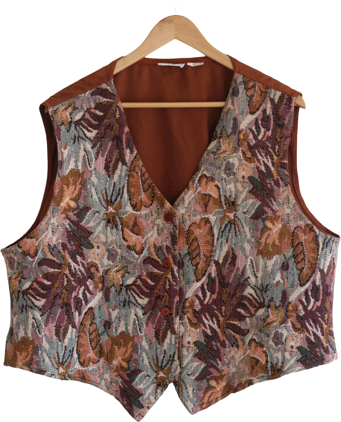 90s Vintage Floral Vest