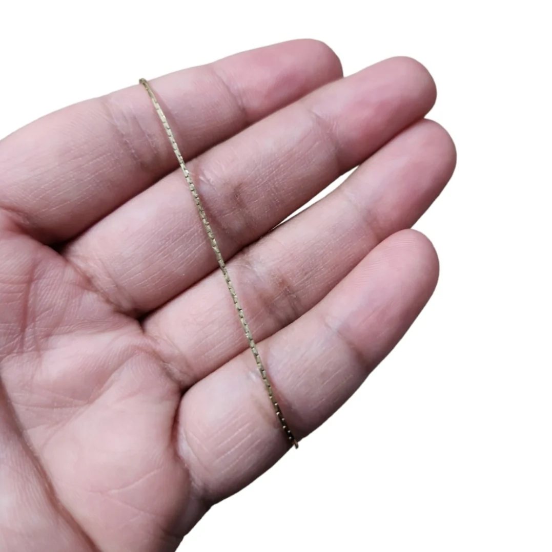 90s Vintage Gold Toned Heart Lariat Necklace - Image 3