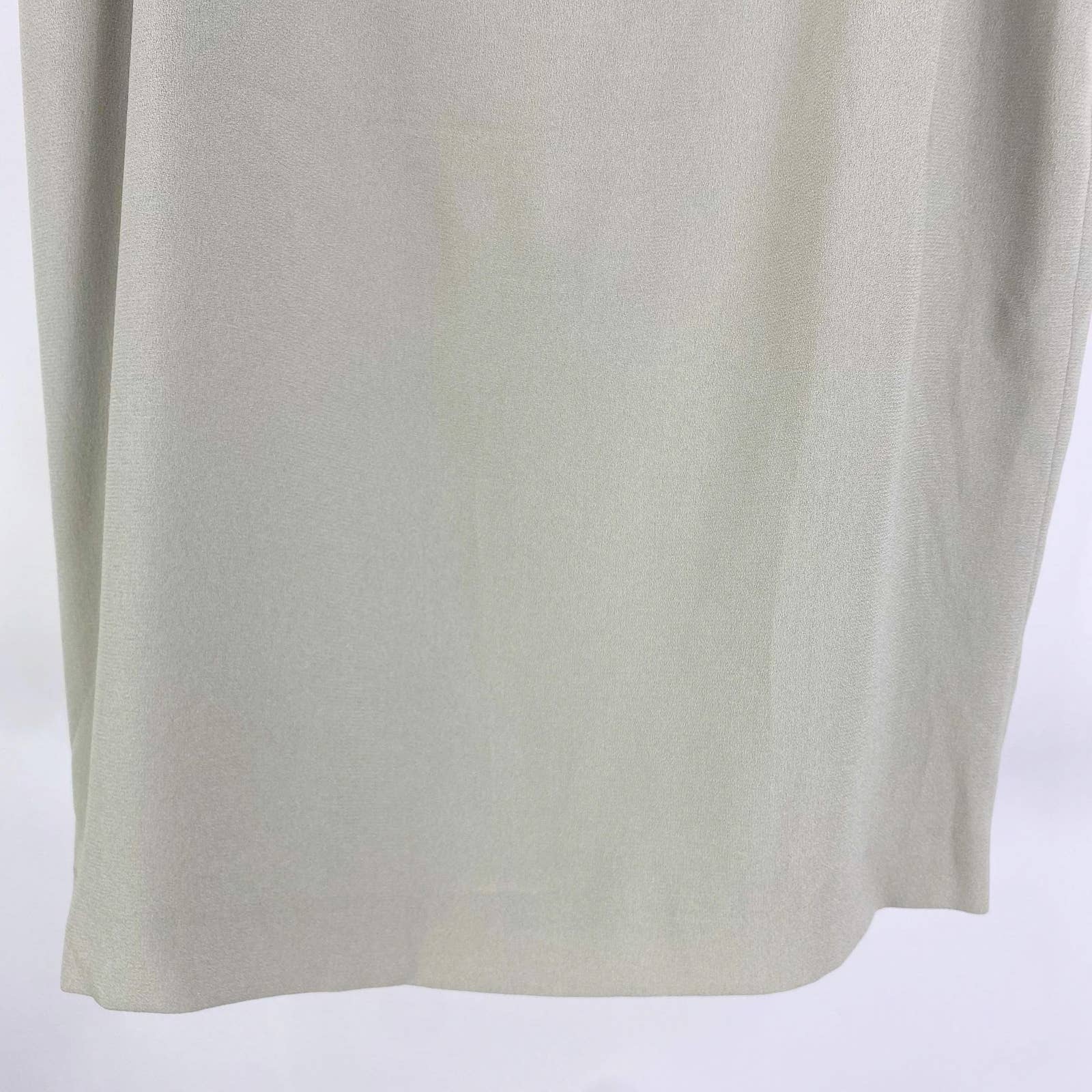 90s Vintage Green Back Slit Pencil Skirt by Zelda - Image 4