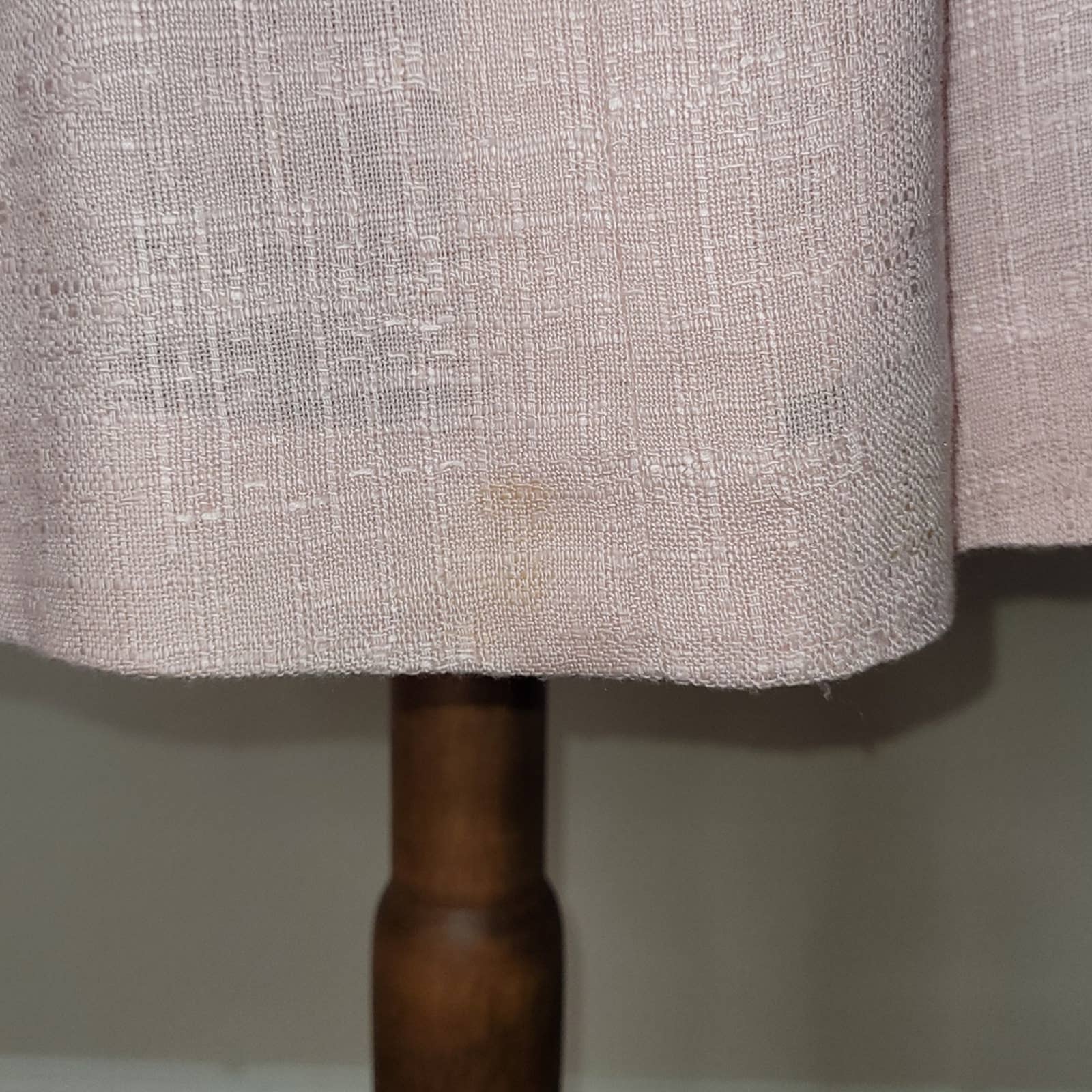 90s Vintage Light Pink Textured Pleated A-Line Jacket and Skirt Set - Size Small - Image 7