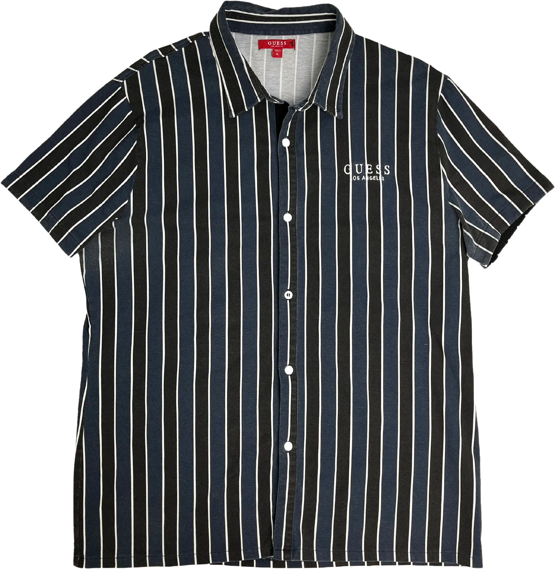 90s Vintage Retro Striped T-shirt By Guess