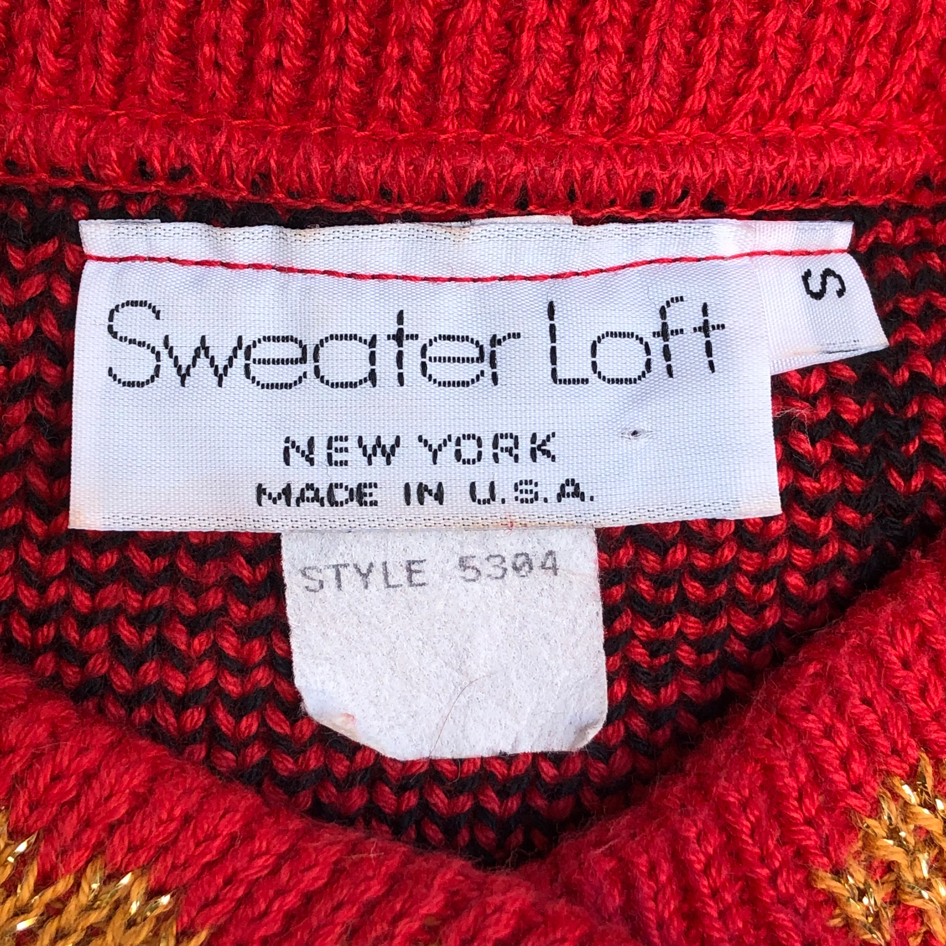 90s Vintage Scottie Dogs Christmas Cardigan Size Small By Sweater Loft Ny - Image 5