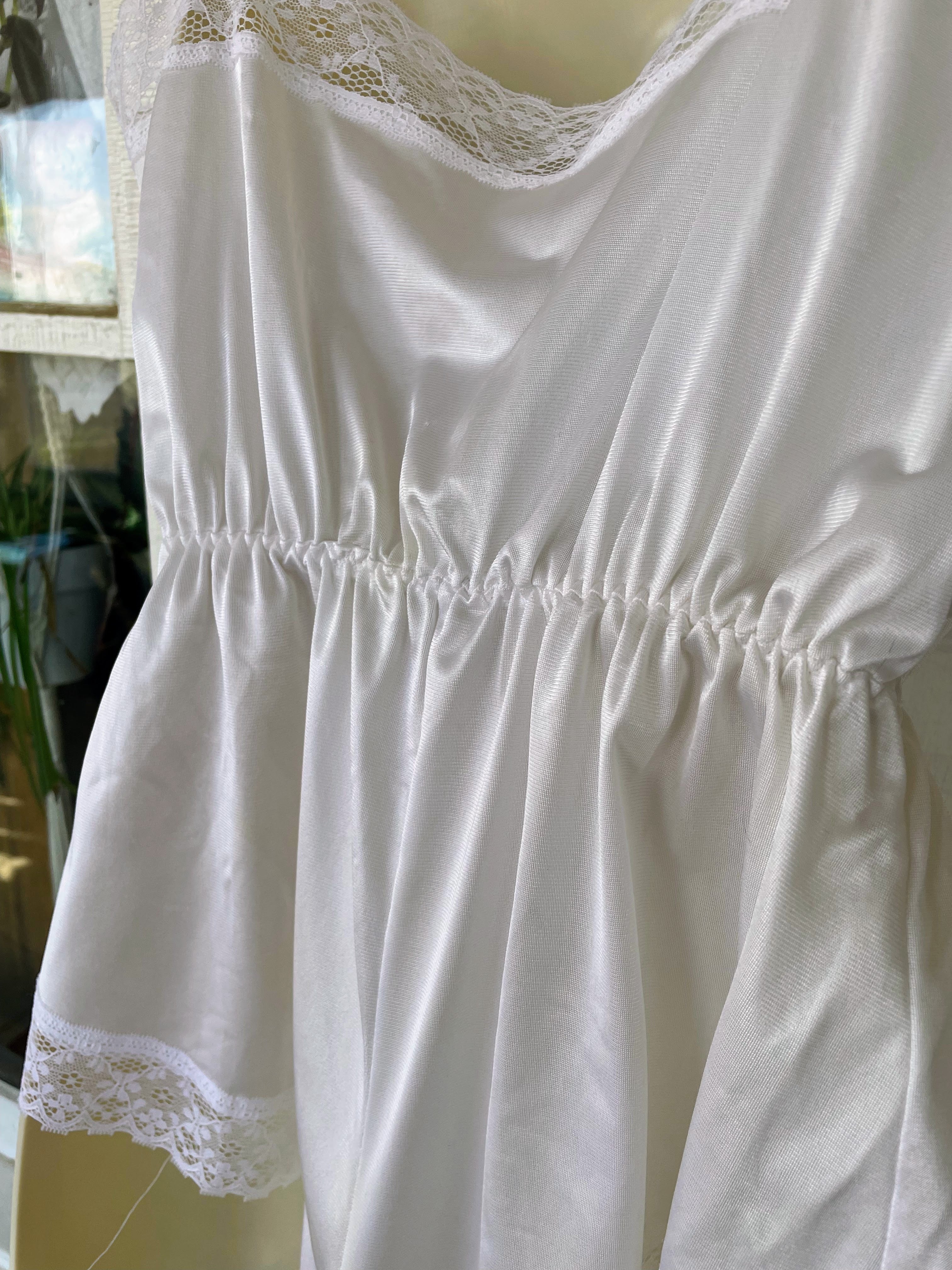90s Vintage Teddy Romper Lingerie Nwt White Lace By Bestform - Image 4