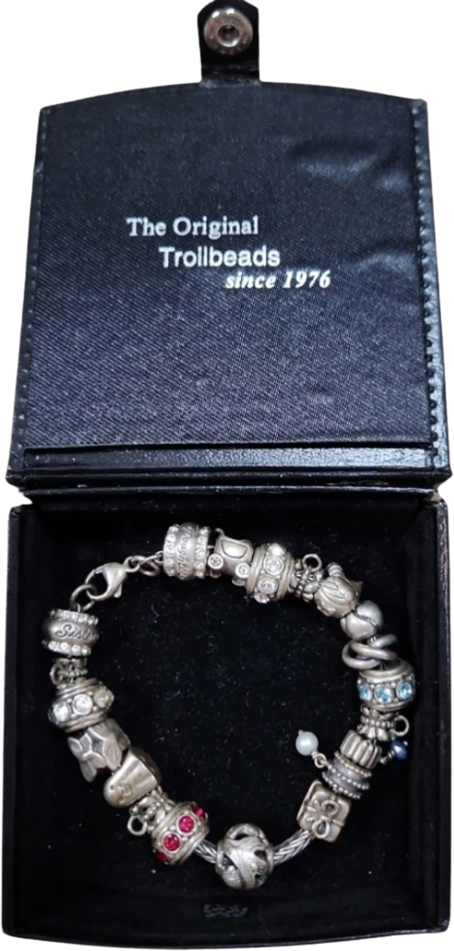 90s Vintage Trollbeads Original Foxtail Bracelet 925 By Trollbeads