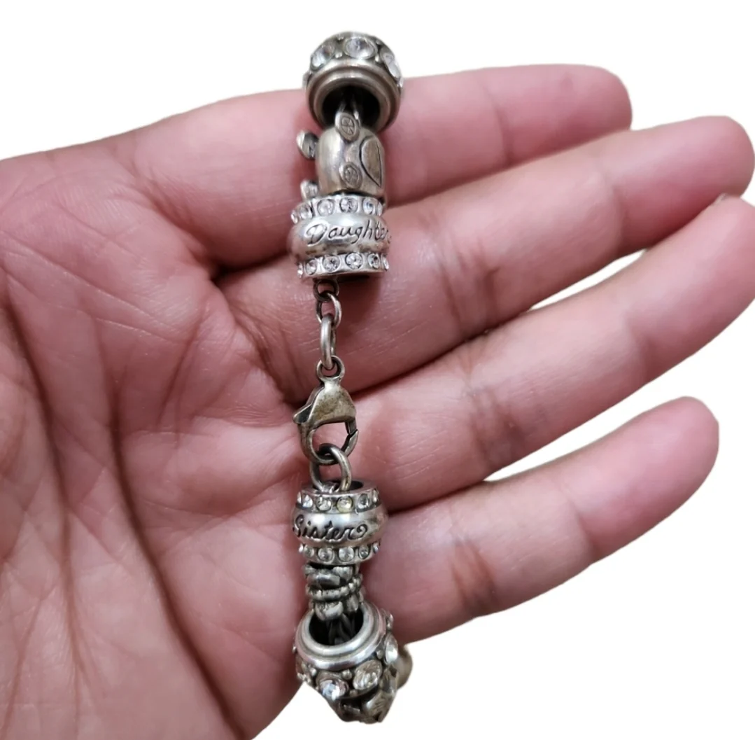 90s Vintage Trollbeads Original Foxtail Bracelet 925 By Trollbeads - Image 3