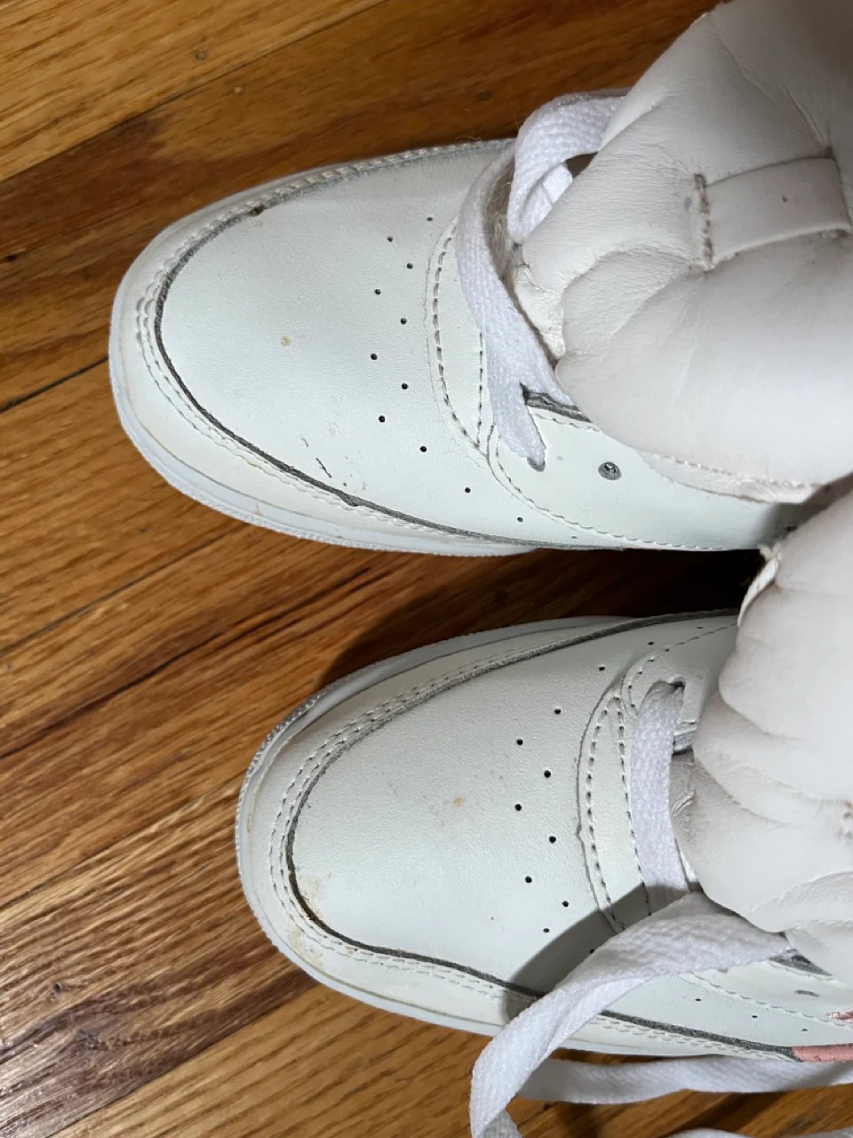 90s Vintage White And Pink Chunky High Top Sneakers By La Gear - Image 4
