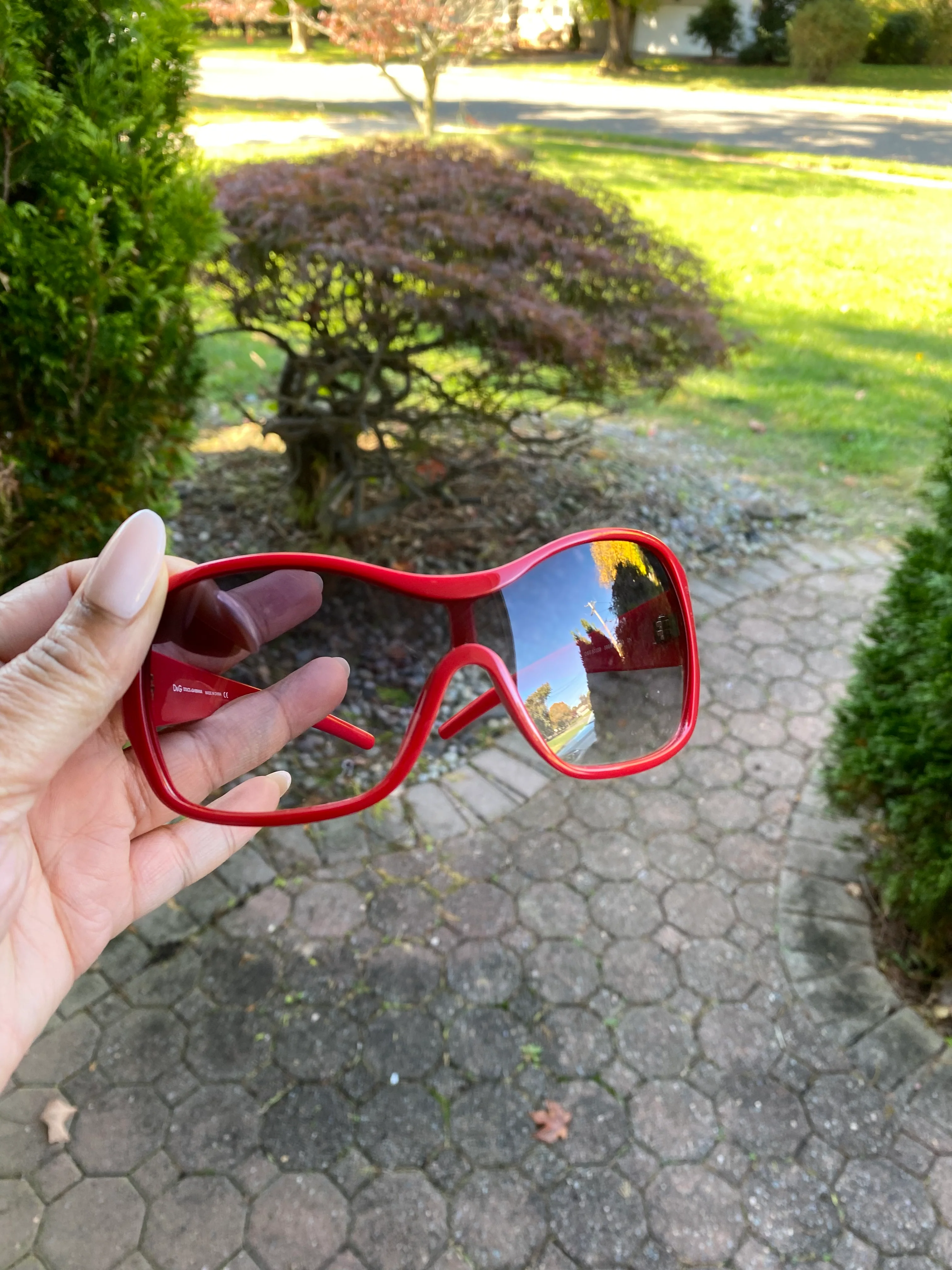 90s Vintage Women's Sunglasses By Dolce and Gabbana - Image 5