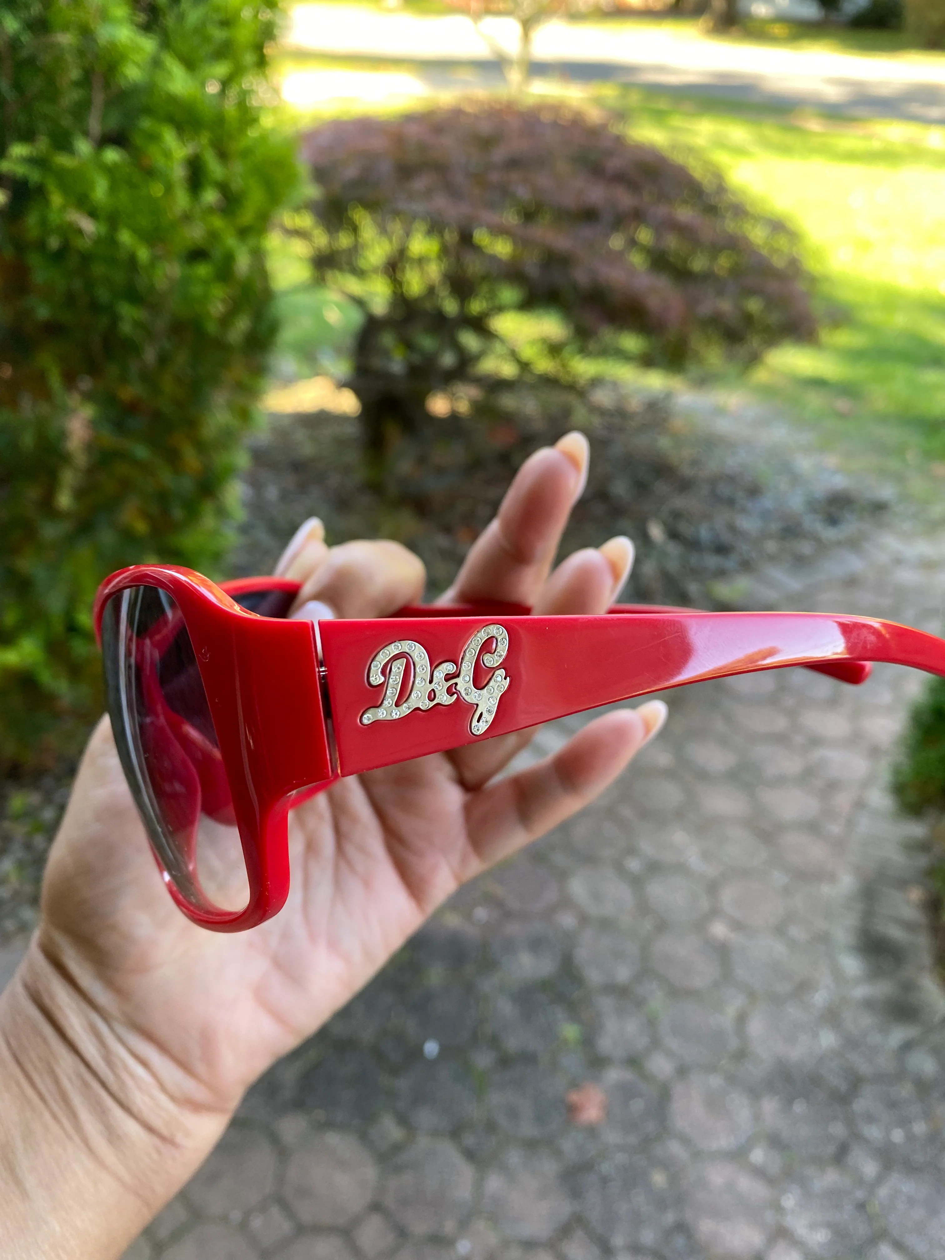 90s Vintage Women's Sunglasses By Dolce and Gabbana - Image 6