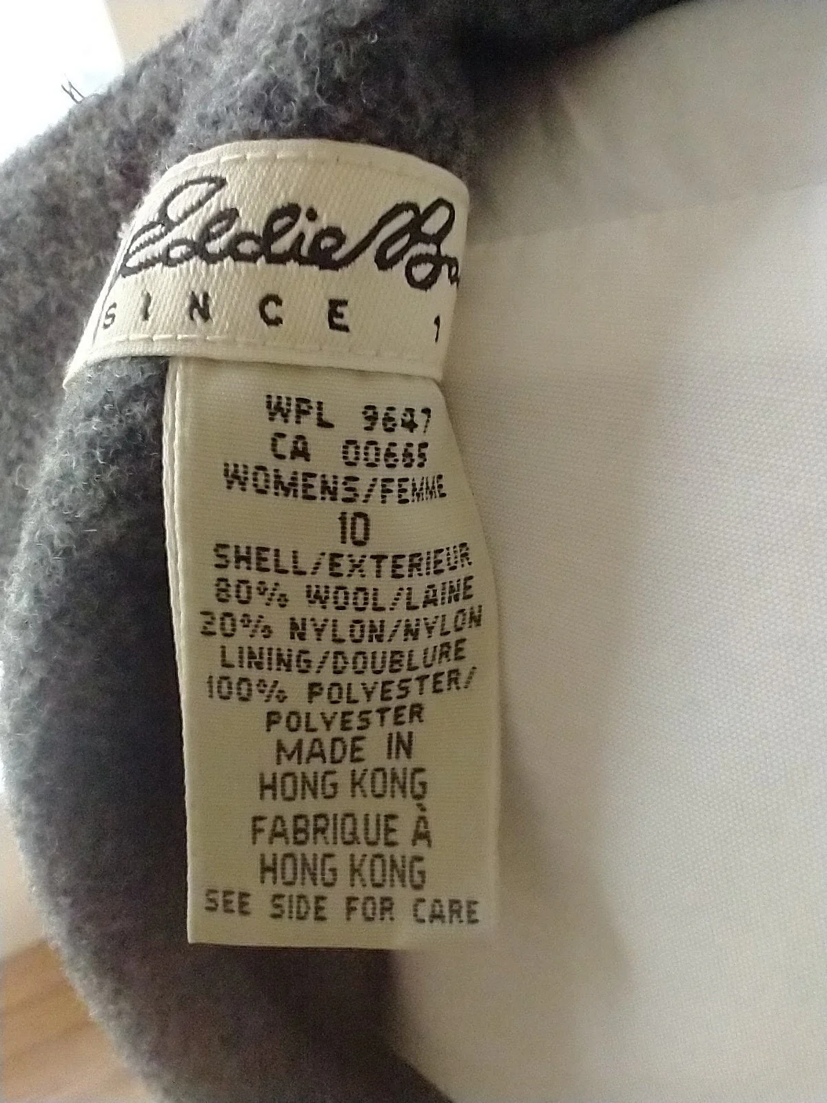 90s Vintage Wool Jumper Dress Gray Lined Midi Winter Dress Minamalist Made In Hong Kong by Eddie Bauer - Image 7