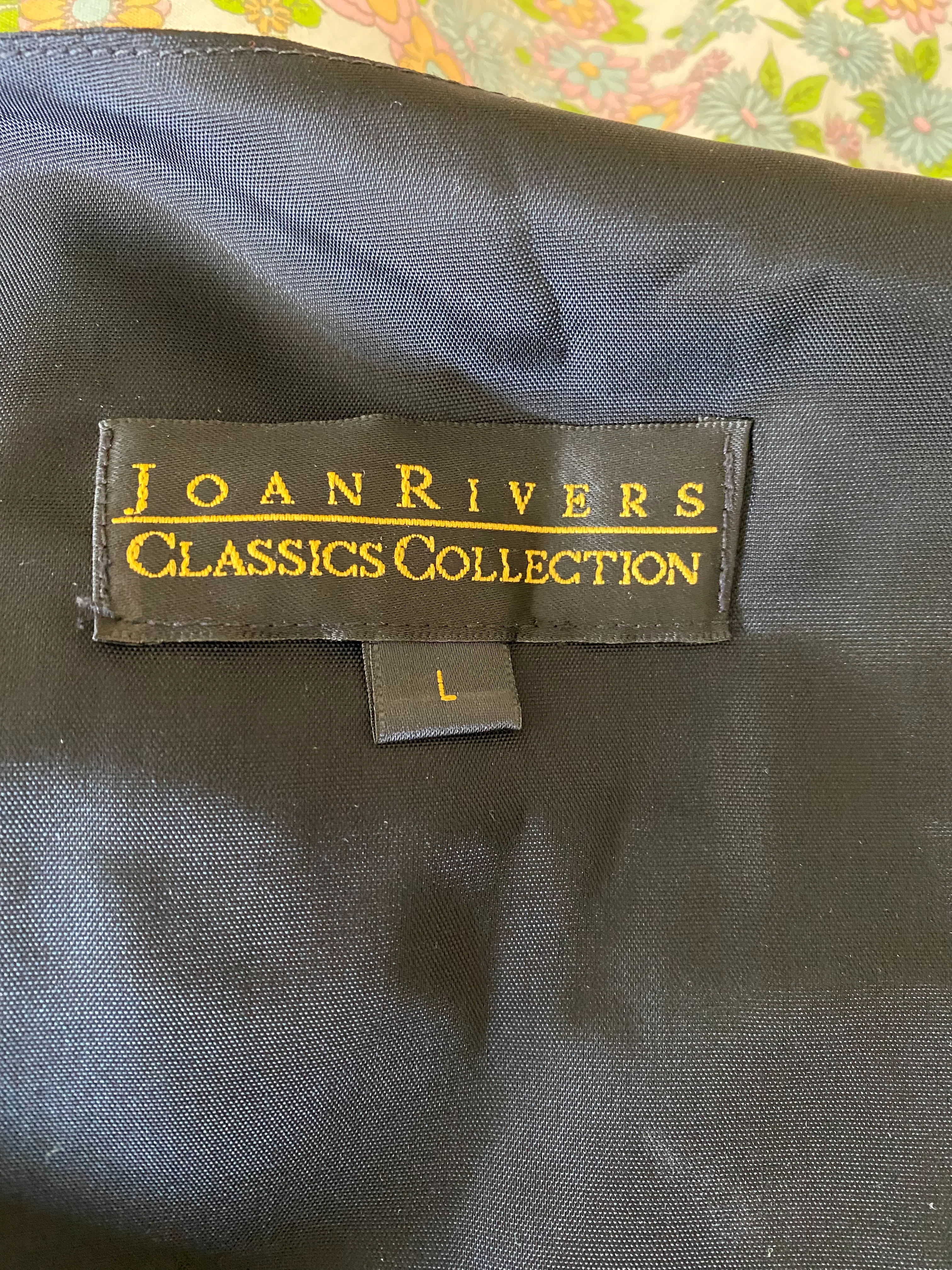 90s Vtg Black Gold Bee Vest Insects by Joan Rivers Classic Collection - Image 7