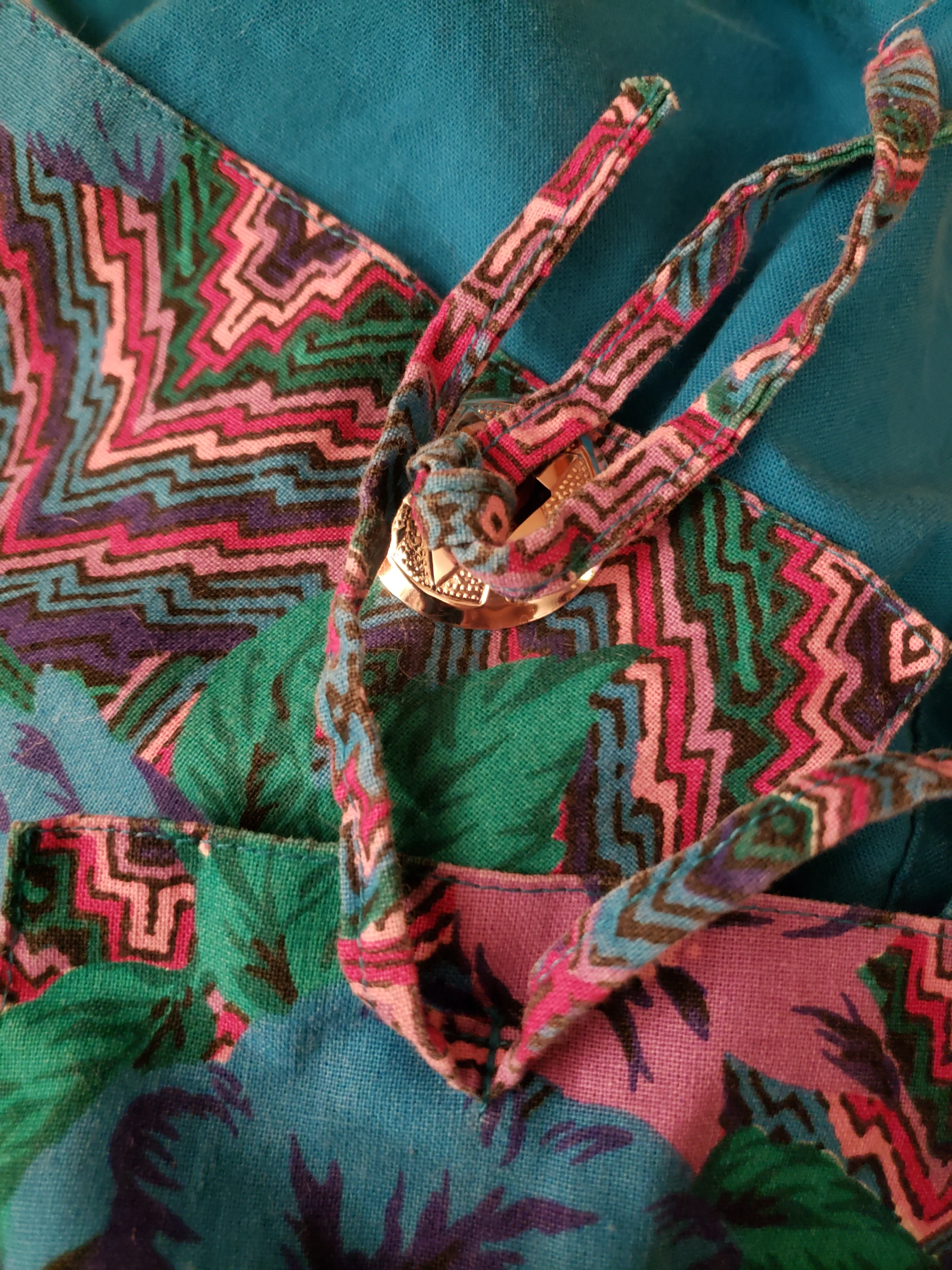 90s Western Teal Top By Wrangler - Image 3