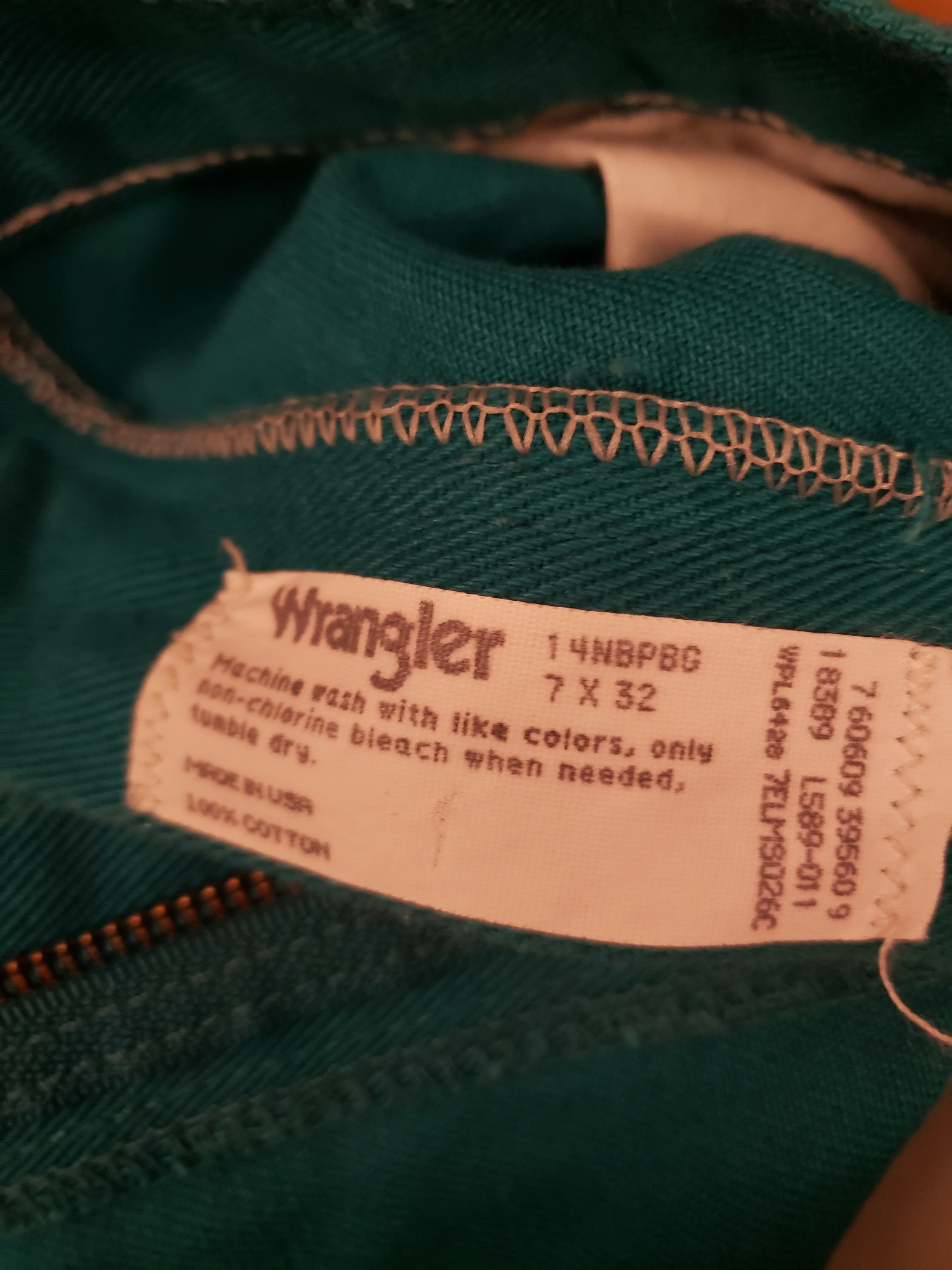 90s Western Wear Jeans And Jacket Set By Wrangler - Image 3