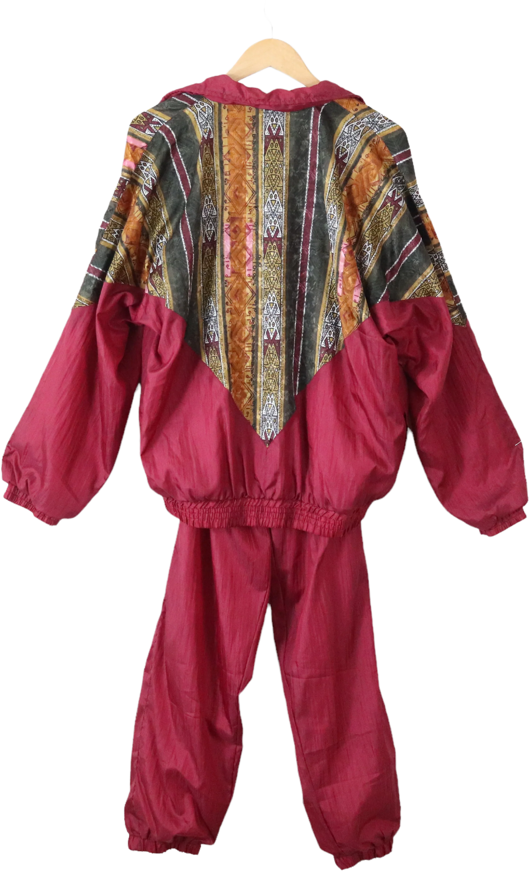 90s Windbreaker Tracksuit Set Jacket And Pants By Classique - Image 2