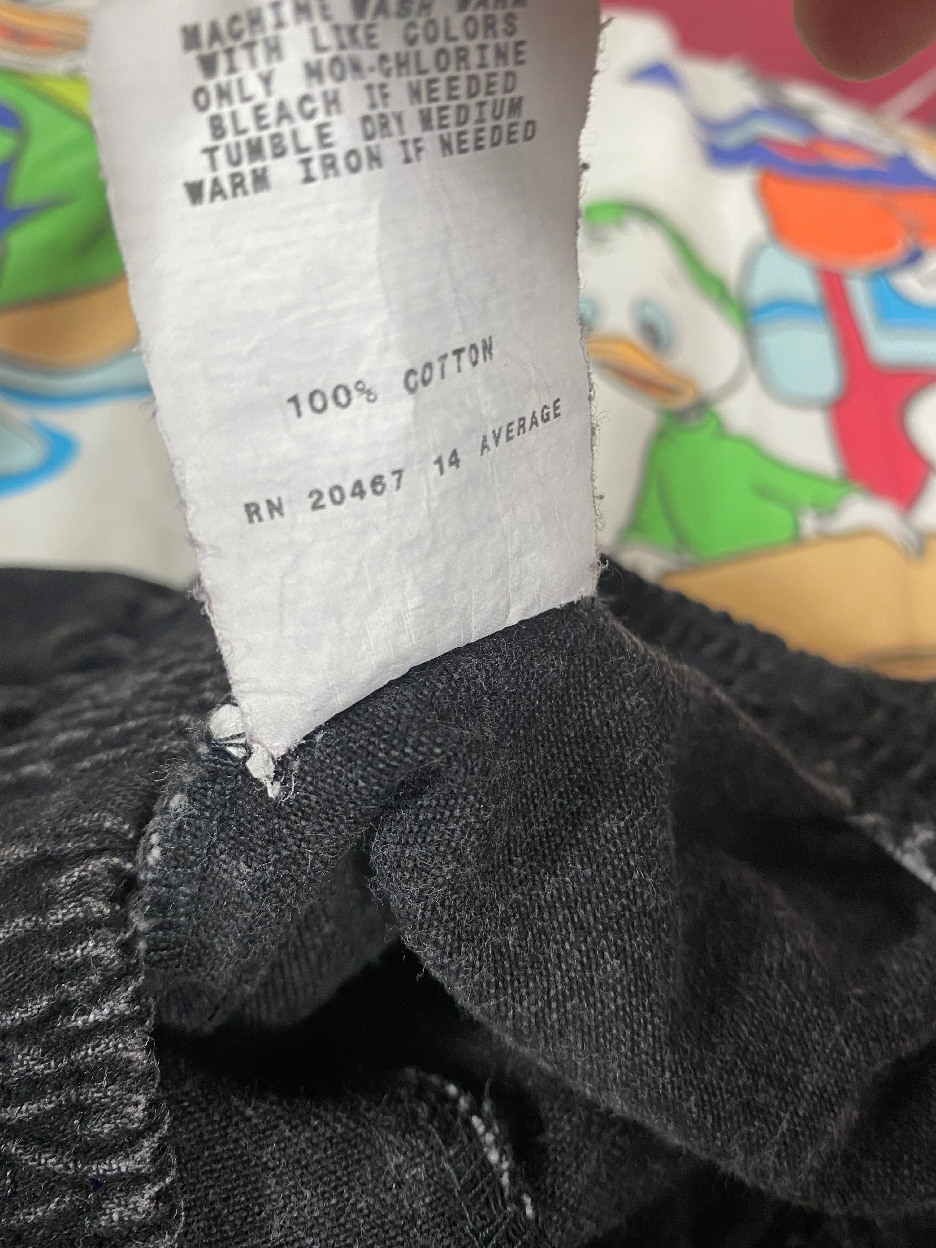 90s Womens Elastic Waist Black Denim Jeans By Chic - Image 7