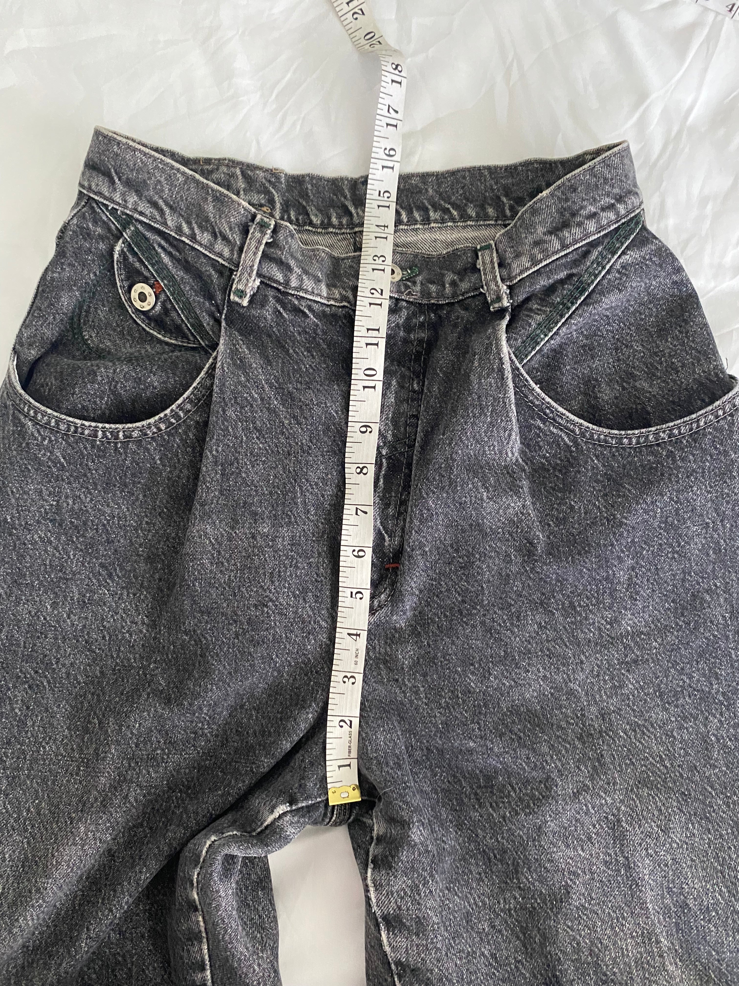 90s Womens Hi Rise Black Denim Jeans By Lee - Image 10
