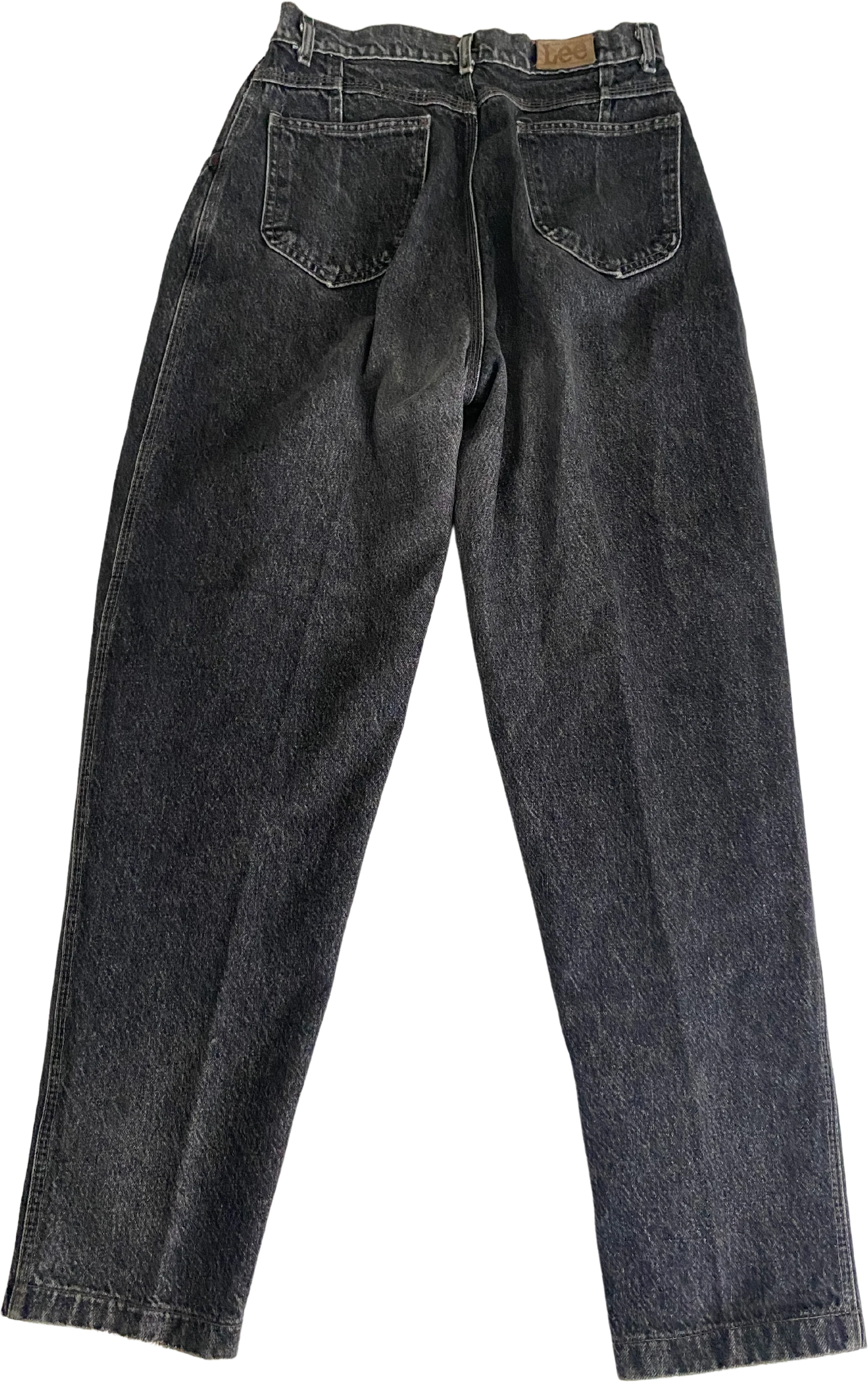 90s Womens Hi Rise Black Denim Jeans By Lee - Image 2