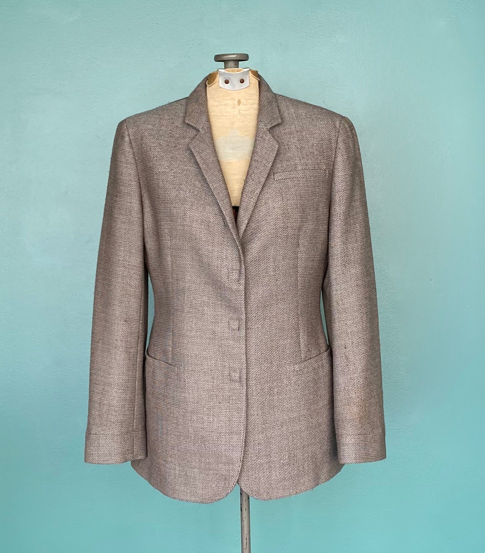 90s Womens Designer Wool Pant Suit Set by Giorgio Armani - Image 5