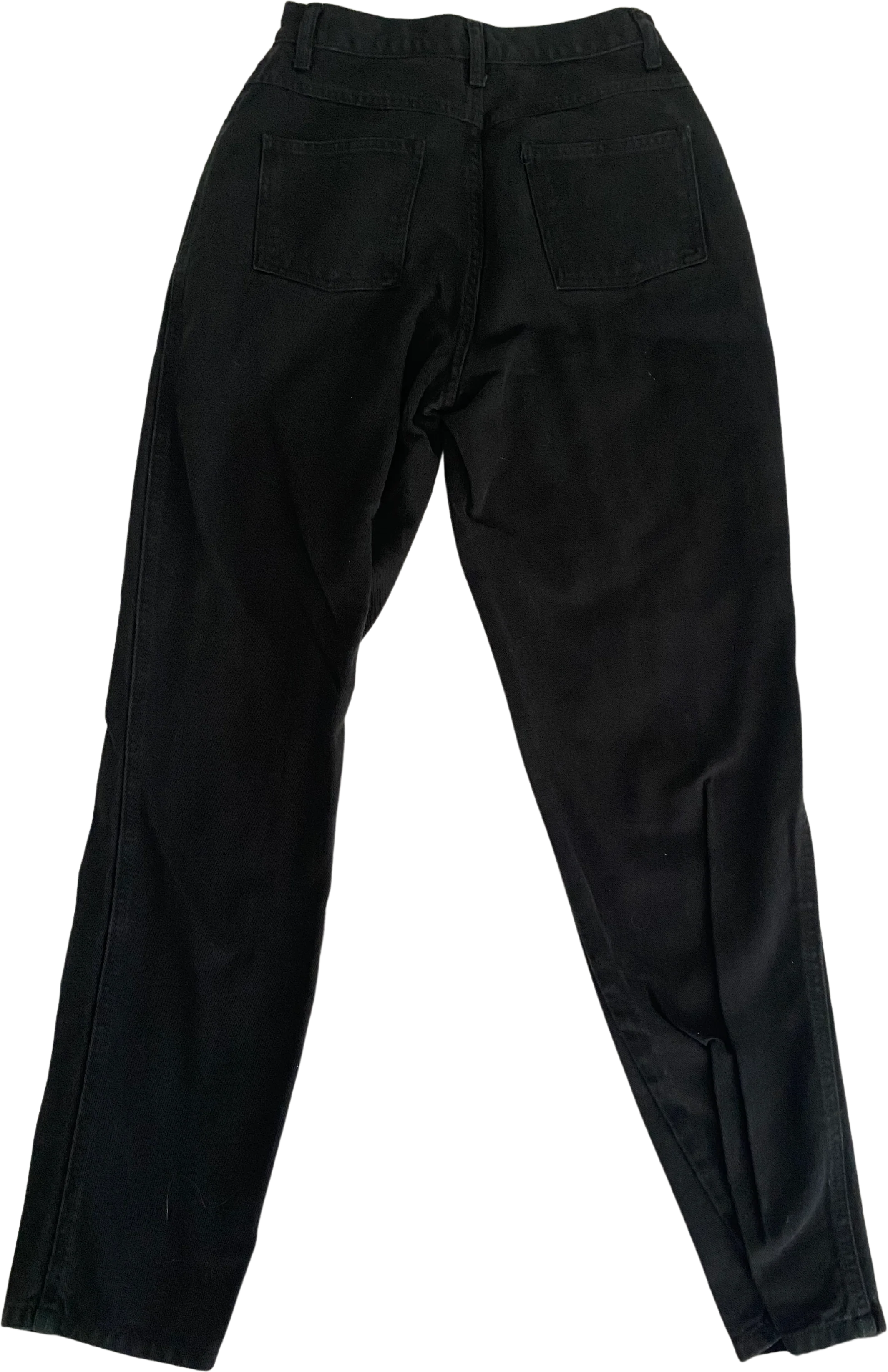 90s Womens Straight Leg Black Denim Jeans By Bridgewater Classics - Image 2