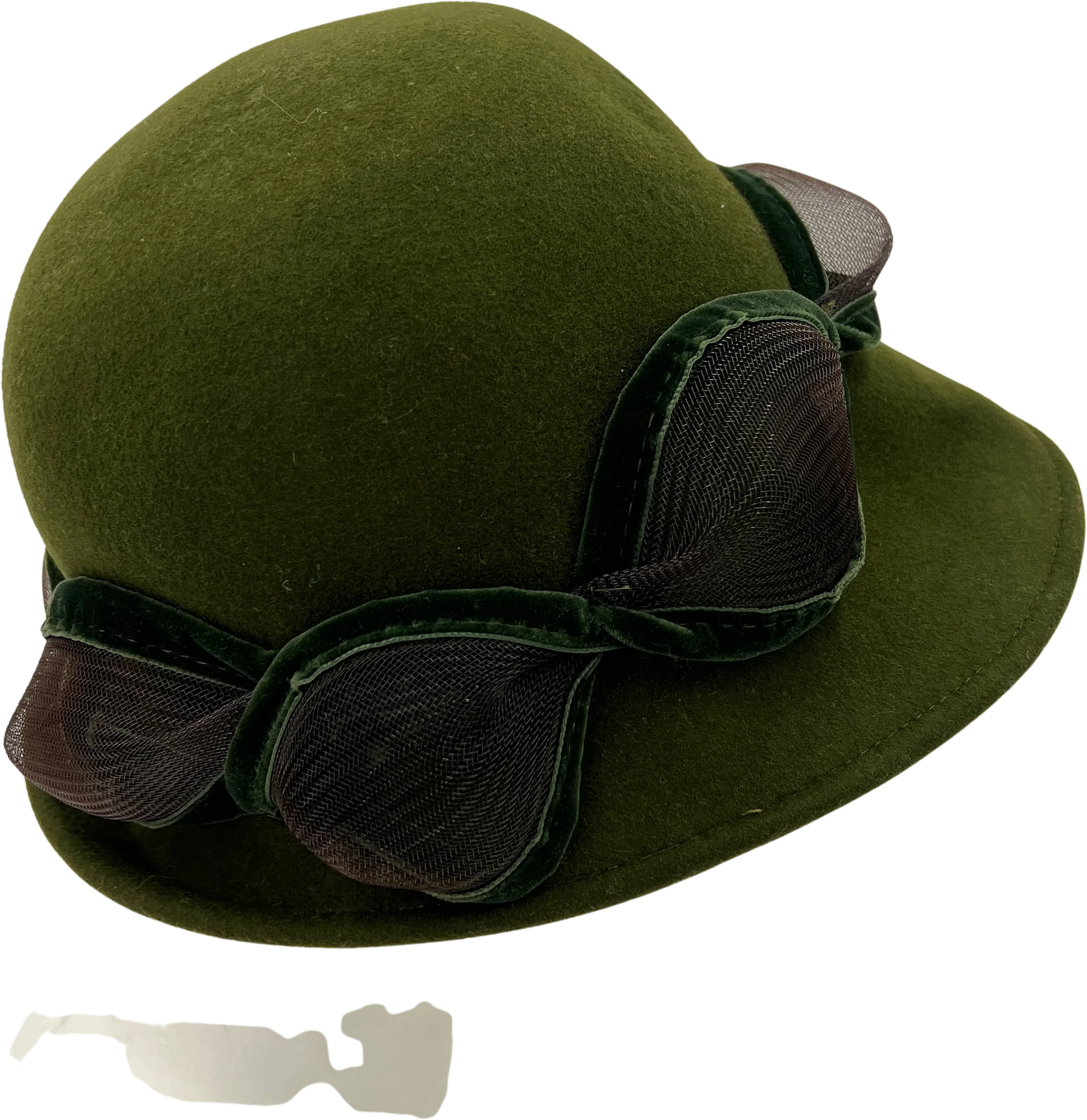90s Wool Cloche Hat 3d Mesh Detail By Lord & Taylor - Image 2