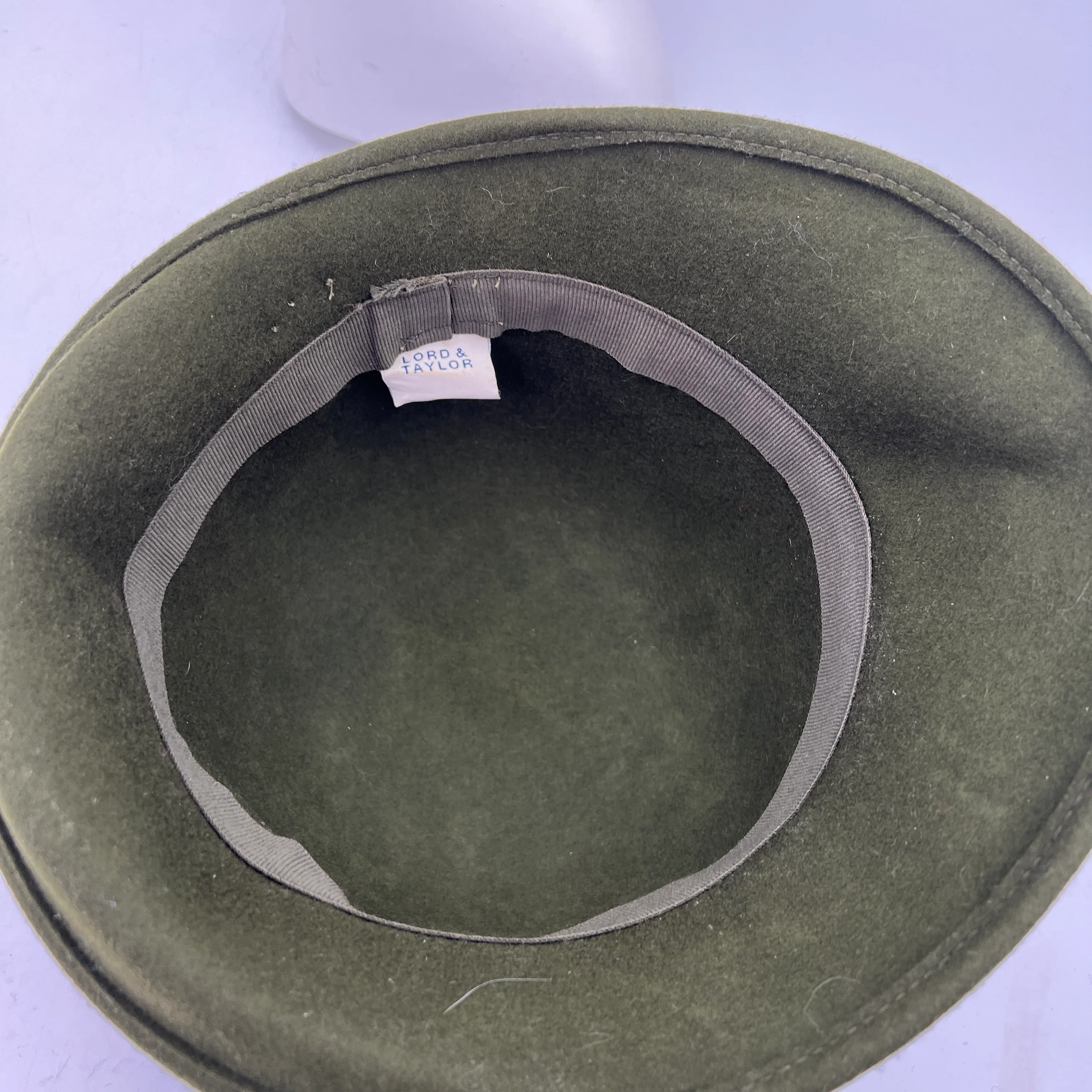 90s Wool Cloche Hat 3d Mesh Detail By Lord & Taylor - Image 3