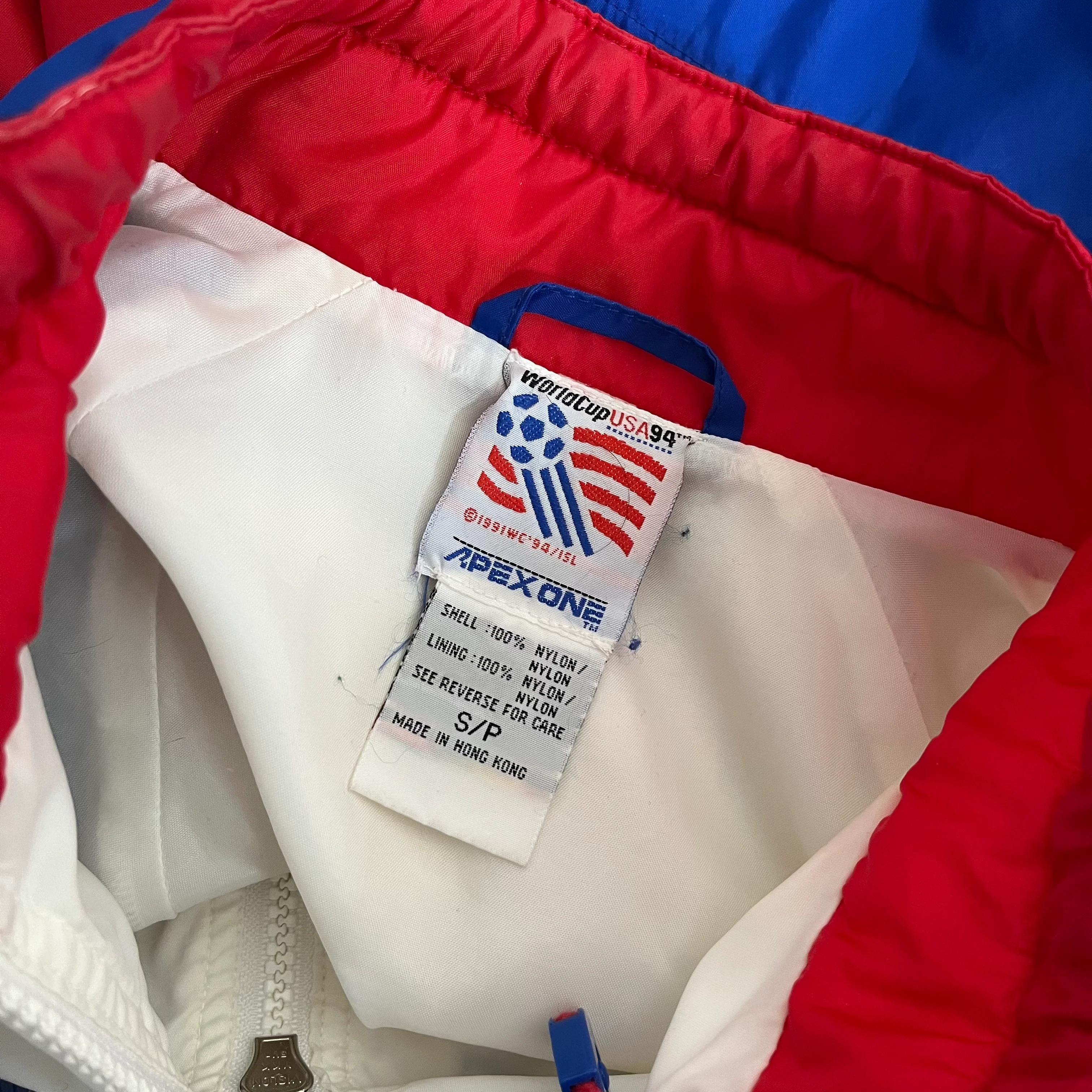 90s World Cup Usa 94 Windbreaker Red White Blue Small By Apex One - Image 5