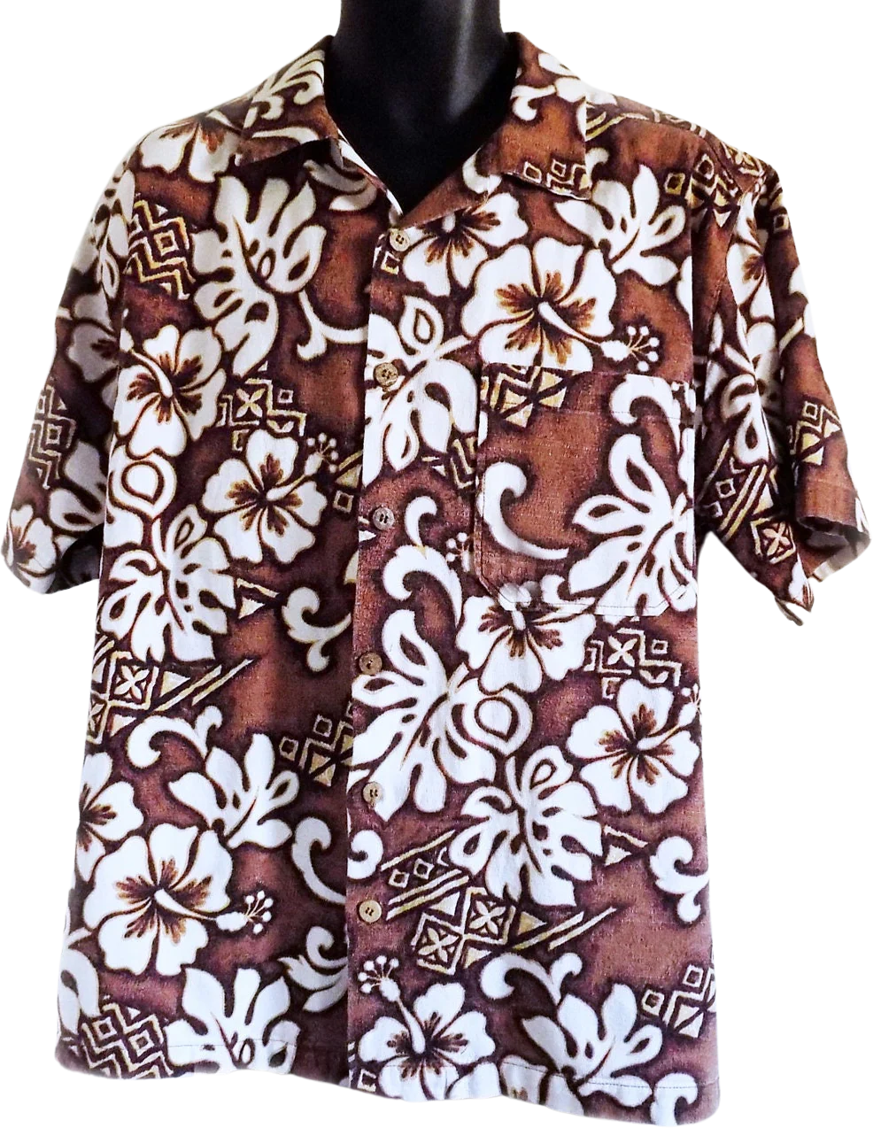 90s Xl Barkcloth Triple Crown Surfing Man's Hawaiian Shirt Coconut Buttons Vans O'ahu's North Shore Hawaii Surfing Competition