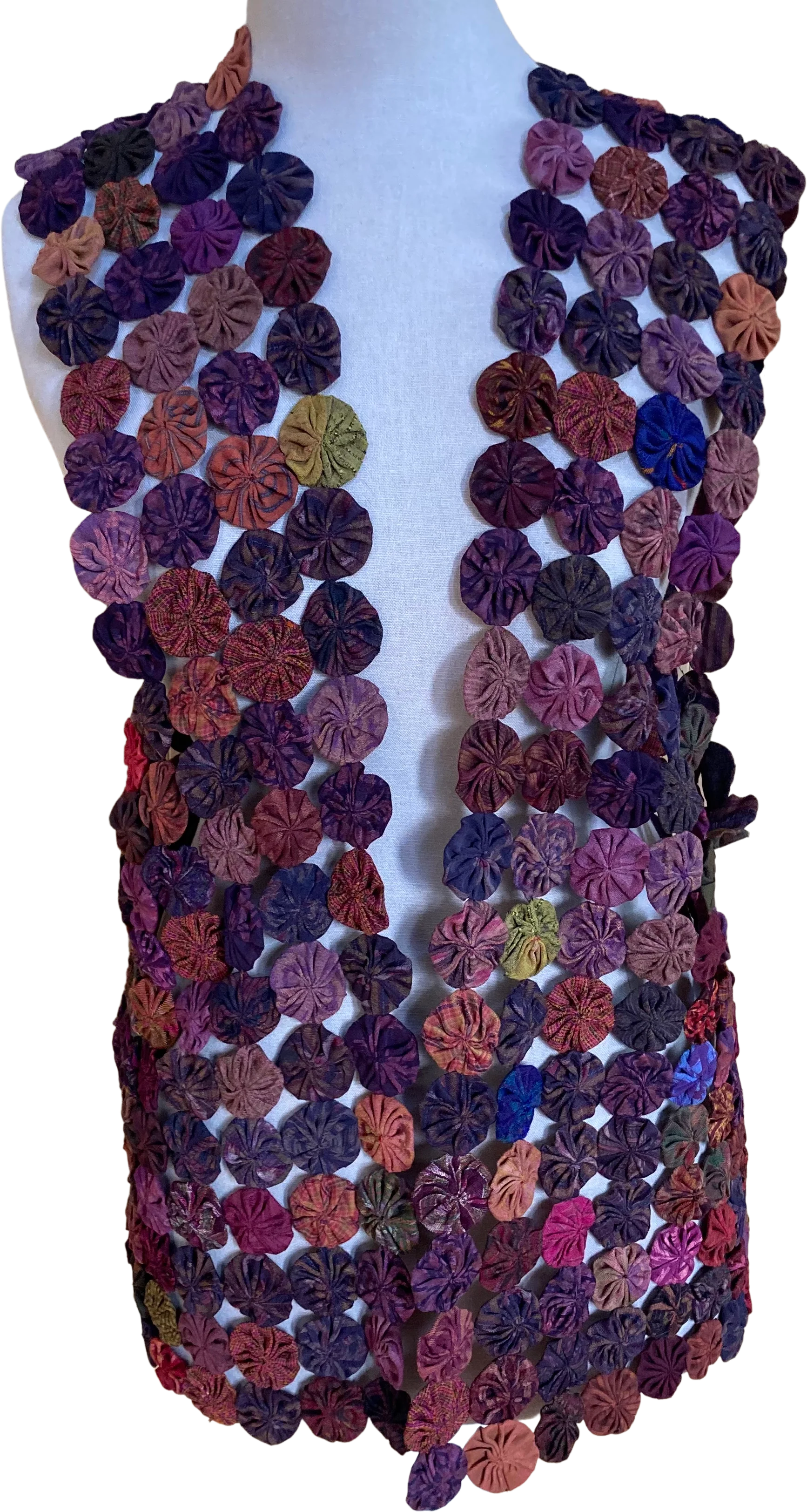 90s Yo-yo Quilt Vest