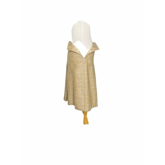 A-Line Pleated Wool Skirt Houndstooth Vintage 90s by Brooks Brothers - Image 4