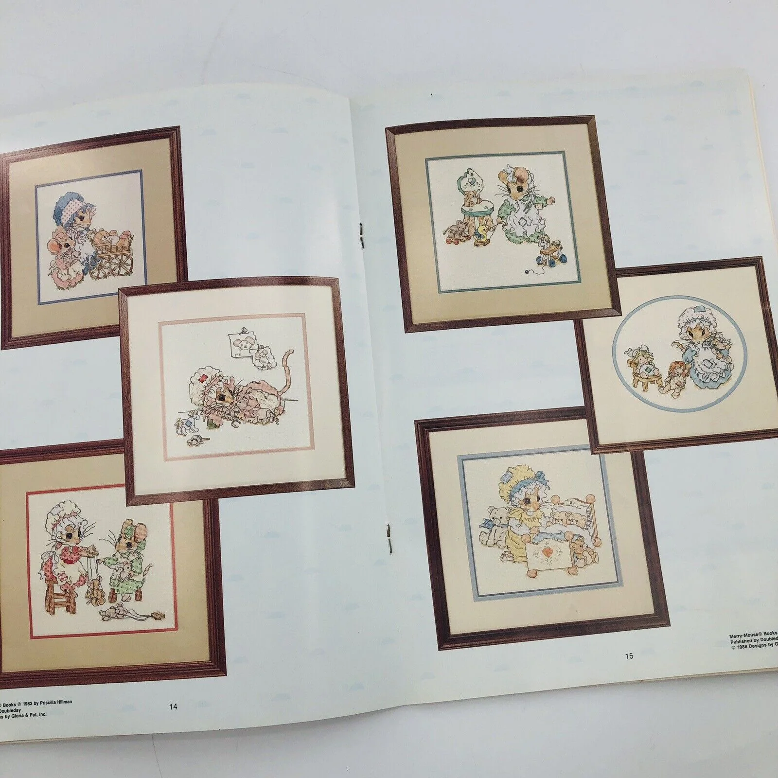 A Merry-Mouse Book of Toys and Favorite Poems Cross Stitch Patterns by Gloria & Pat - Image 10