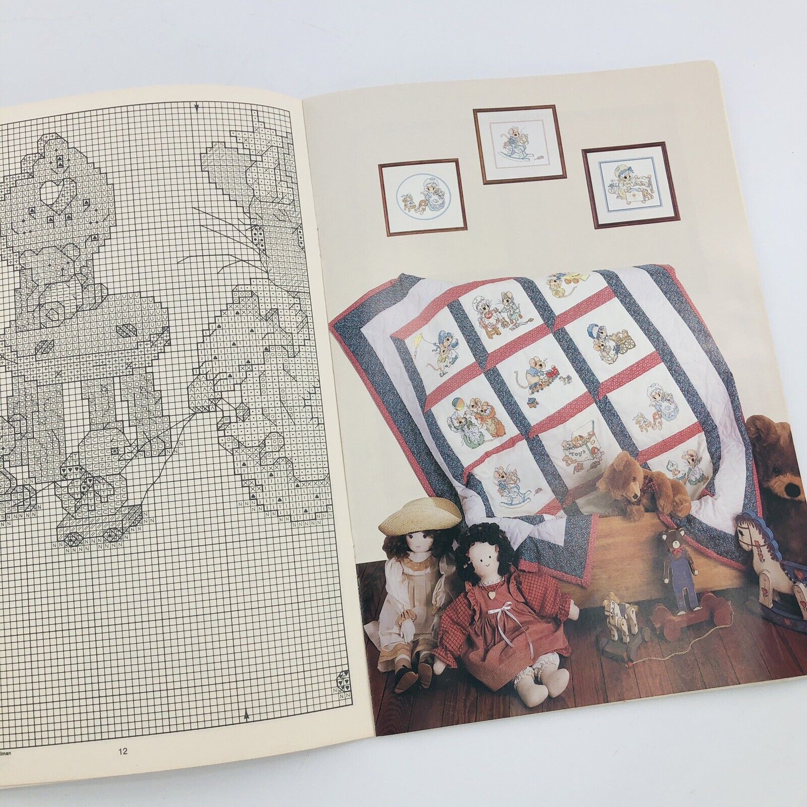 A Merry-Mouse Book of Toys and Favorite Poems Cross Stitch Patterns by Gloria & Pat - Image 9