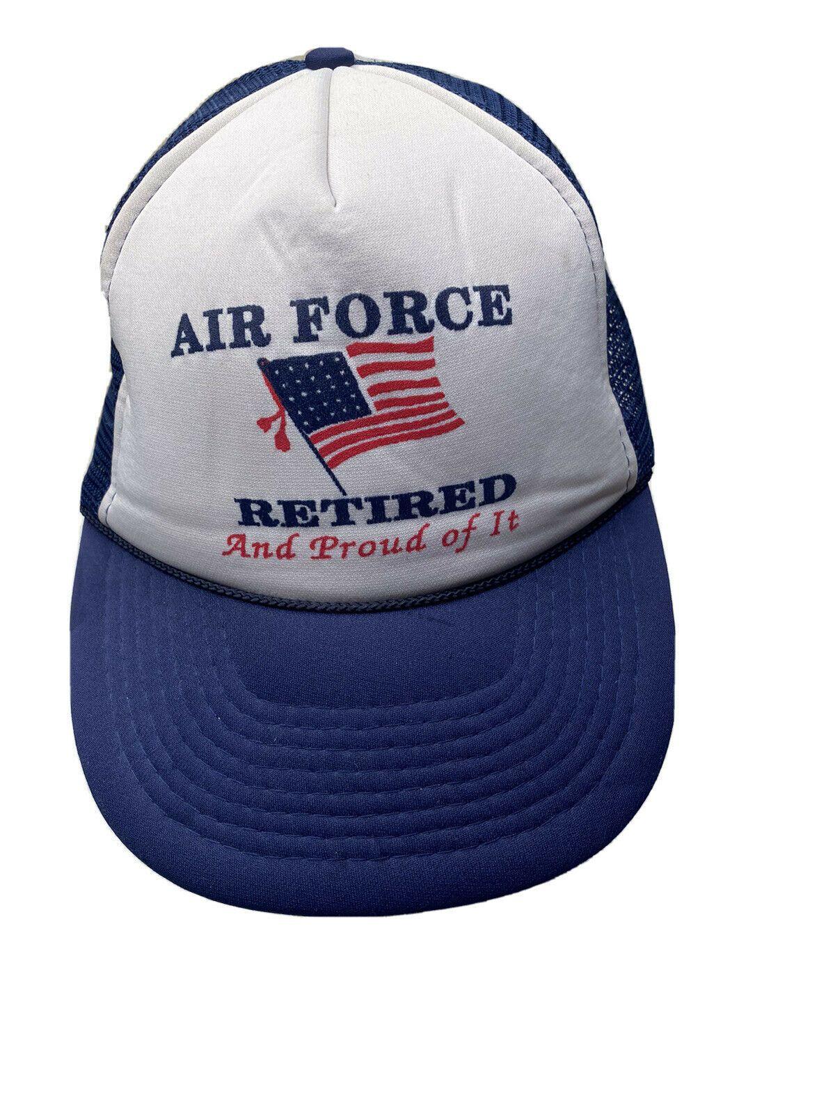 Air Force Retired and Proud of It Snapback Mesh Hat Adjustable Baseball Cap by Snap-back - Image 3