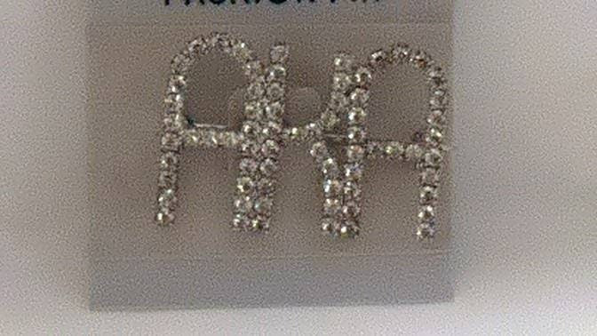 Aka Rhinestone Clear Prong Set Pin Lapel Vintage - Image 5