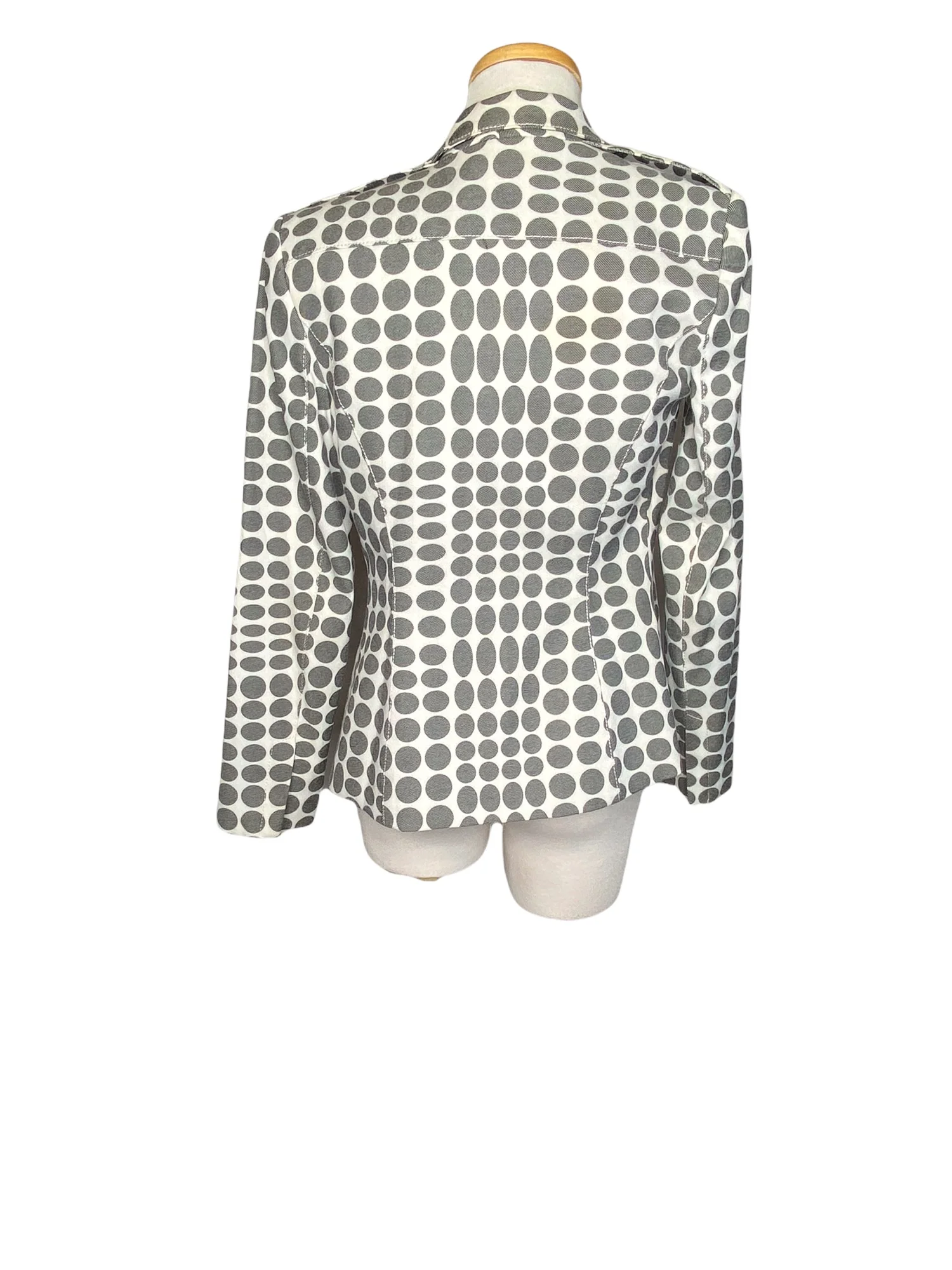 Alberto Makali Linen Poker Dot Vintage Blazer by Alberto Makali - Image 2