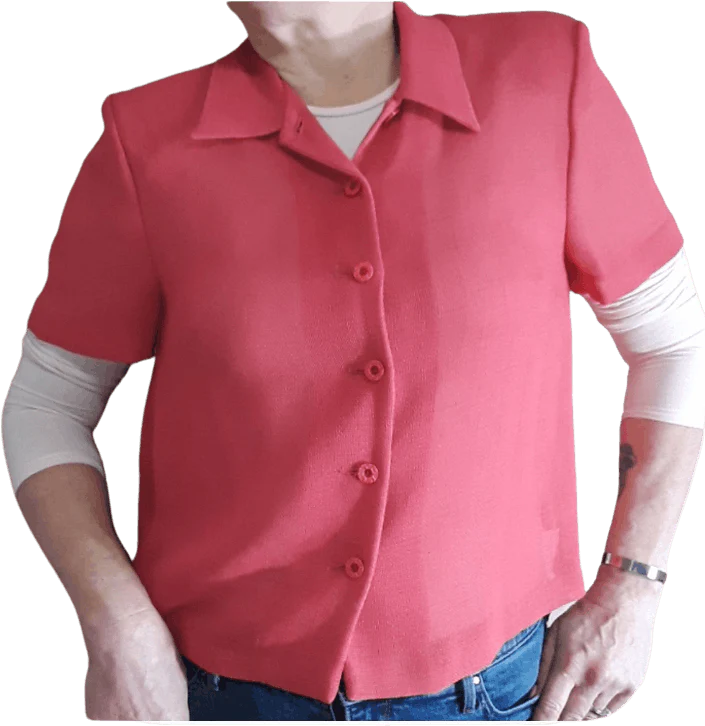 90's Open Back Blouse by Amanda Smith