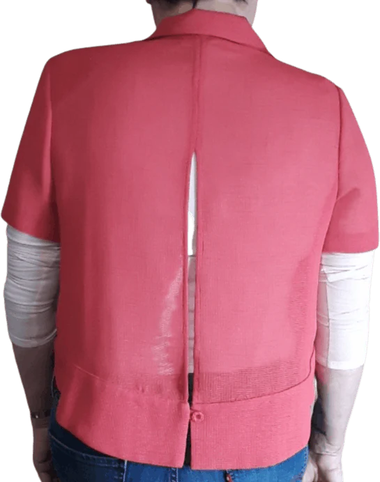 90's Open Back Blouse by Amanda Smith - Image 2
