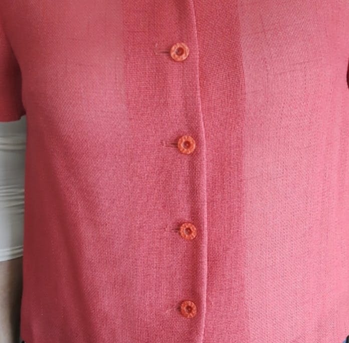90's Open Back Blouse by Amanda Smith - Image 4