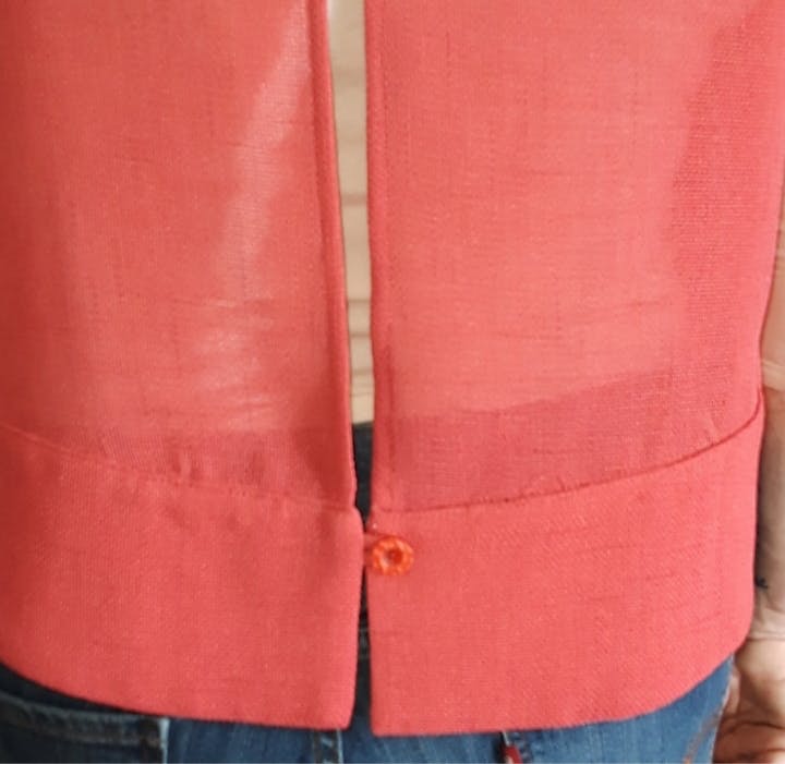 90's Open Back Blouse by Amanda Smith - Image 5
